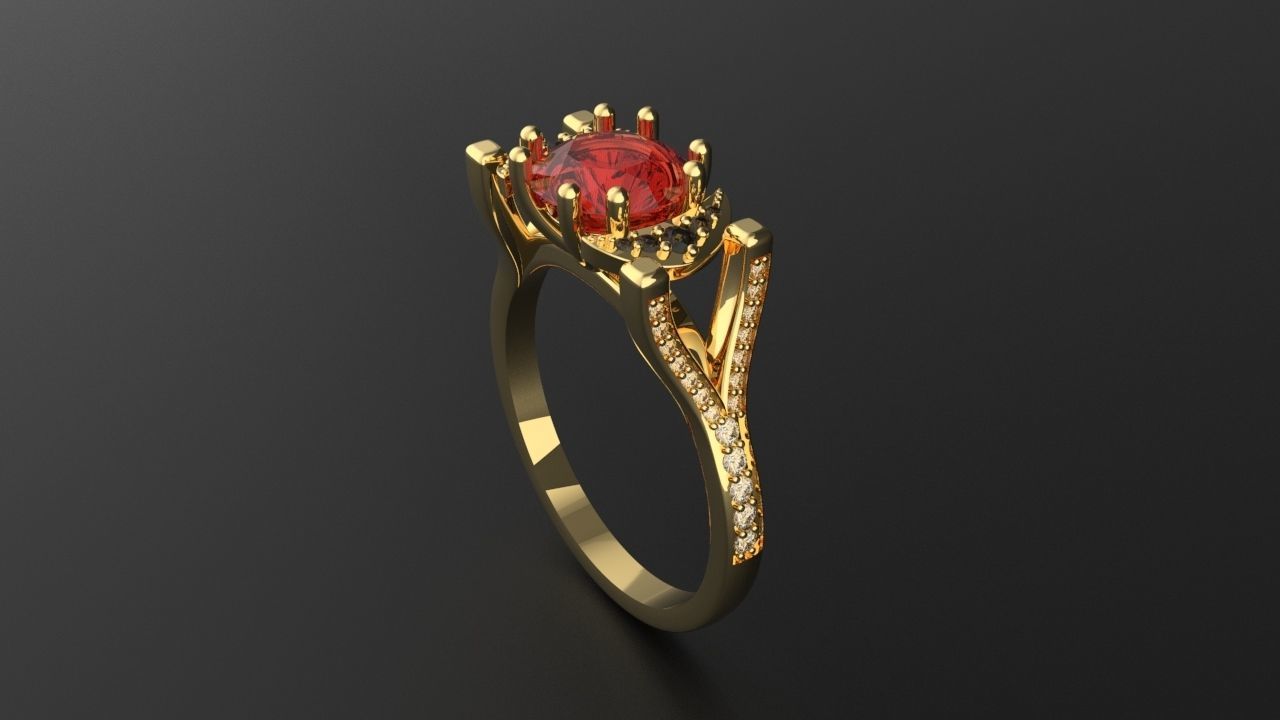 Eclipse Ring 3D print model_1