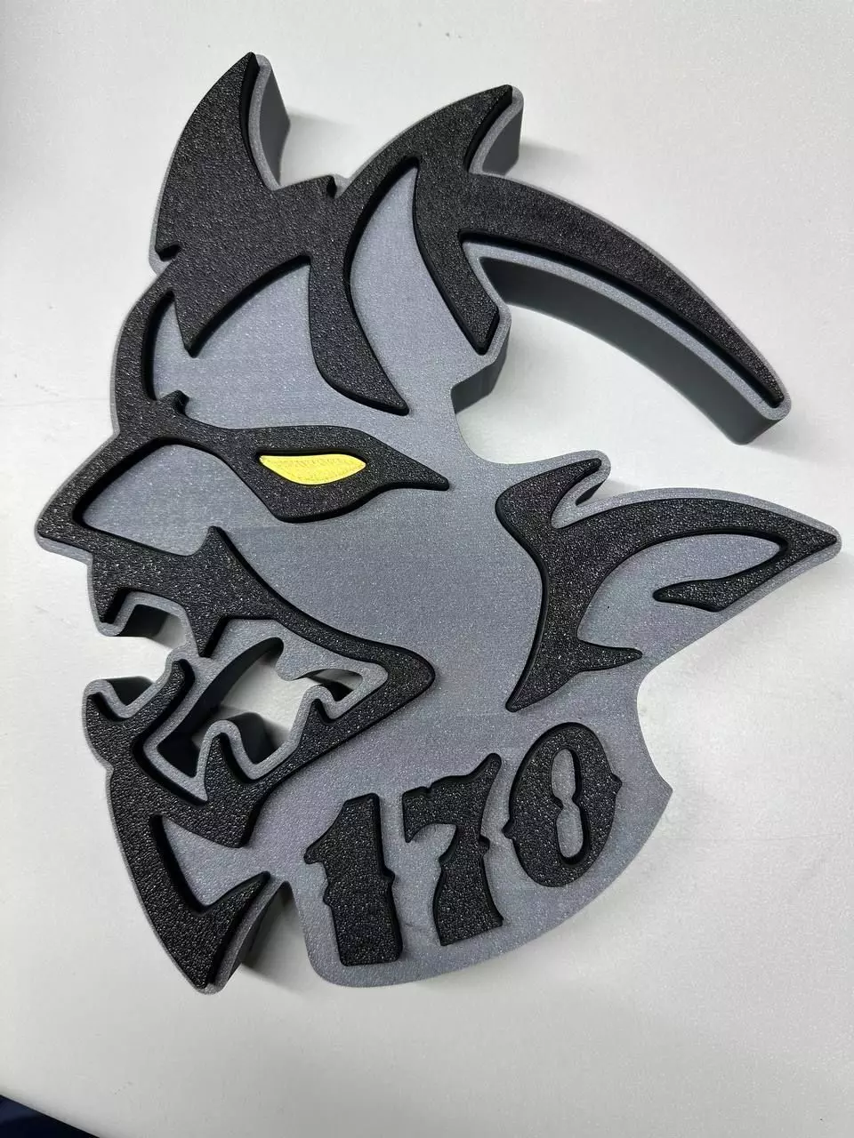 Dodge SRT Demon 170 Logo for LED 3D print model_0