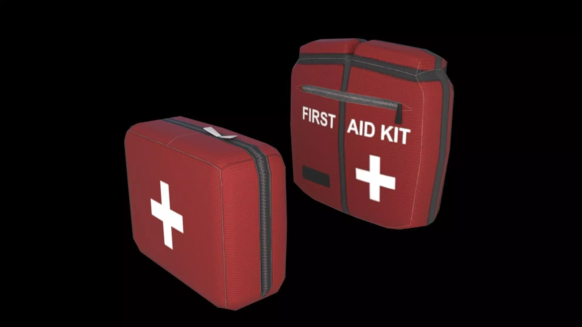 First Aid Kit 3D Modle Low-poly 3D model_0