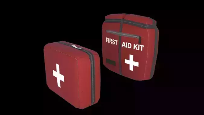 First Aid Kit 3D Modle Low-poly 3D model