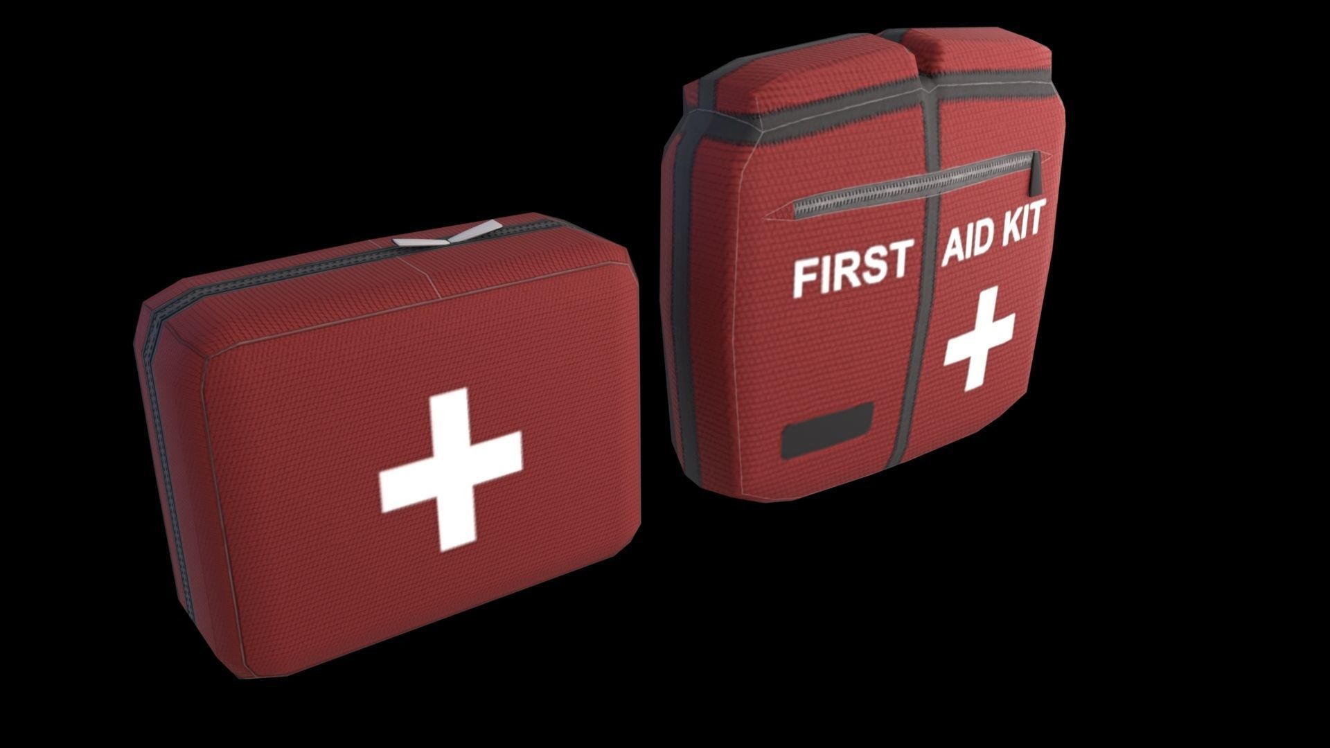 First Aid Kit 3D Modle Low-poly 3D model_2