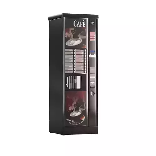 coffe vending machine low poly Low-poly 3D model