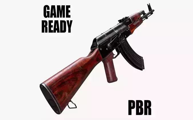 AKM Rifle - PBR Game Ready