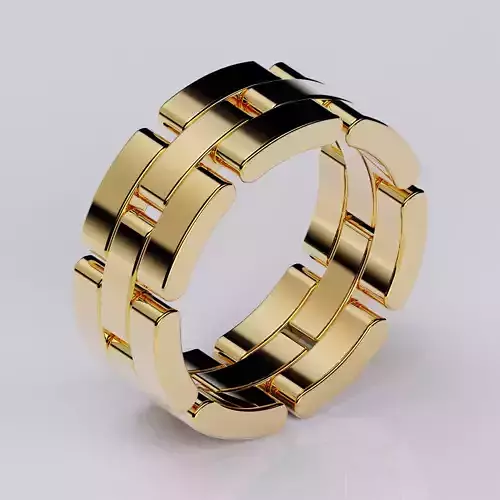 Wedding rings Maillon Panthere All Sizes Collection Version2