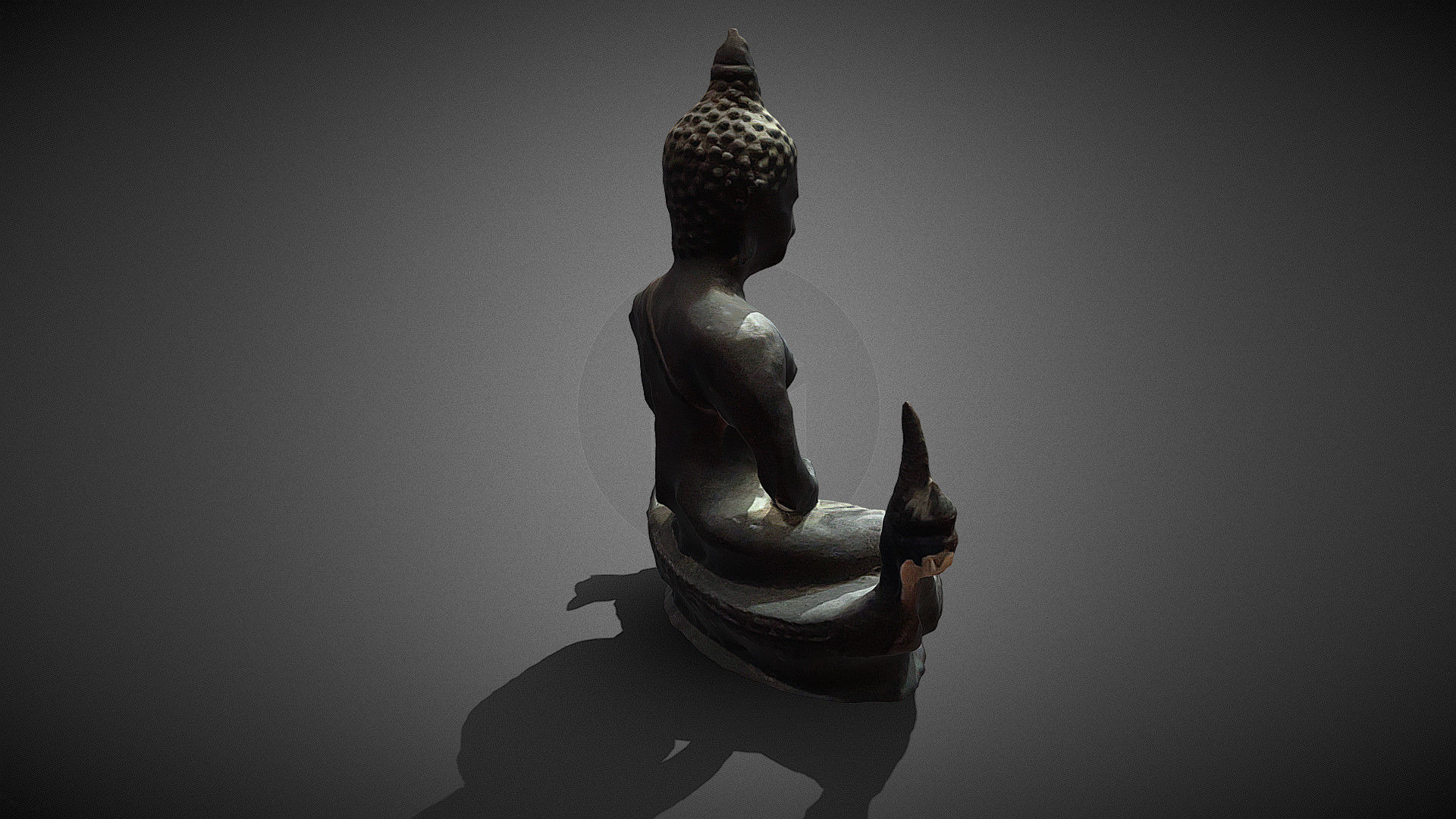 Character - Buddhahood statue 3D model_20