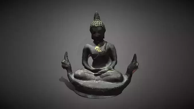 Character - Buddhahood statue 3D model