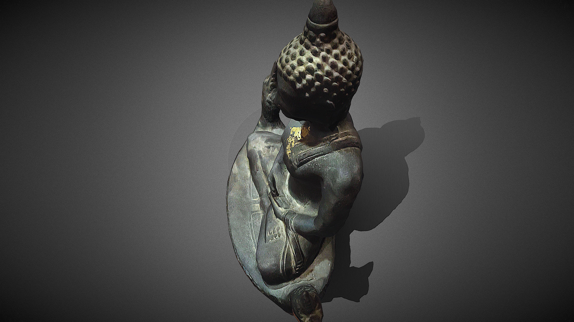 Character - Buddhahood statue 3D model_9
