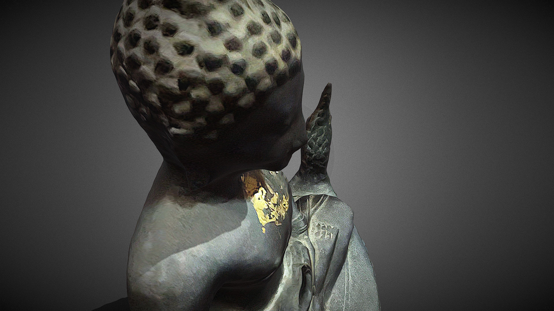Character - Buddhahood statue 3D model_18