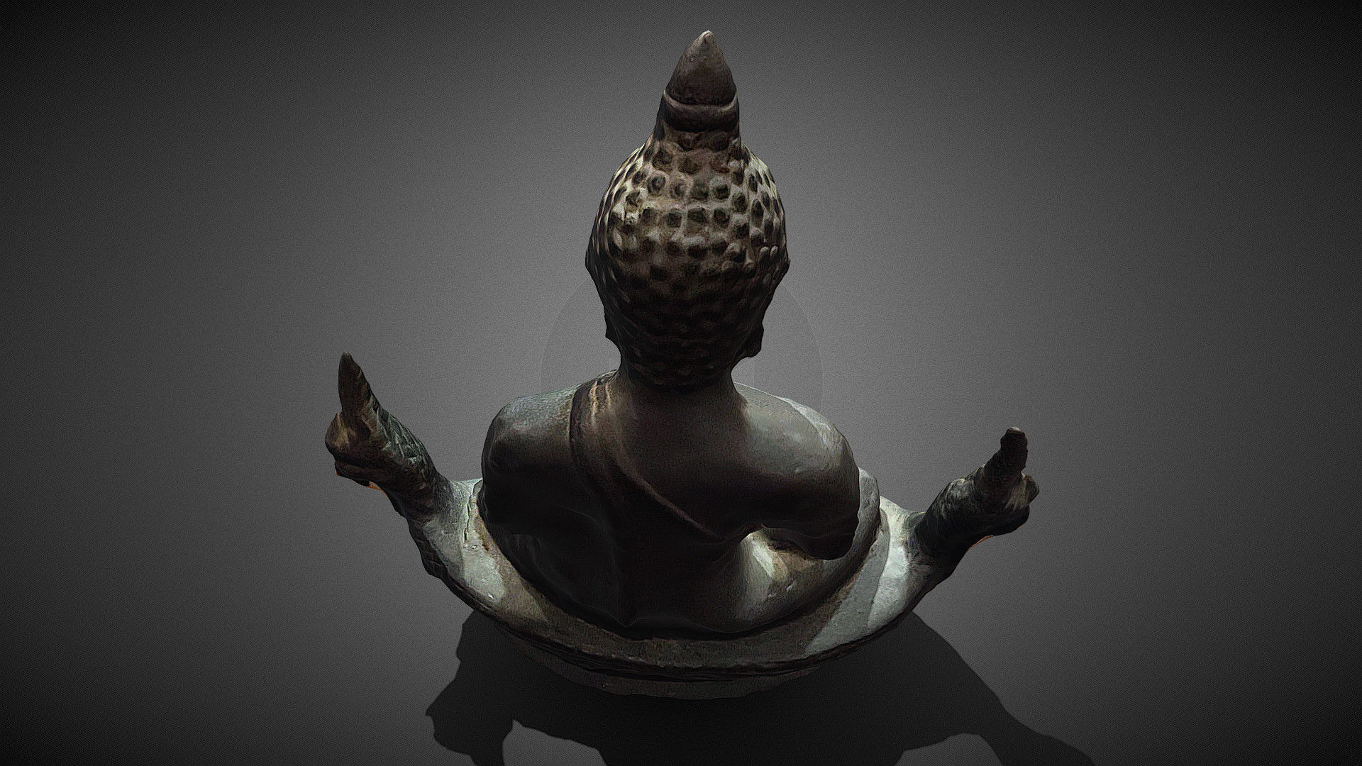 Character - Buddhahood statue 3D model_7