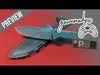 KA-BAR BK-2 Knife Low-poly 3D model_1