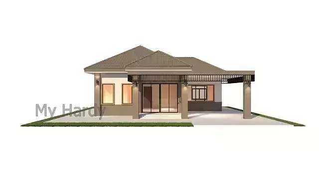 Single house with contemporary style