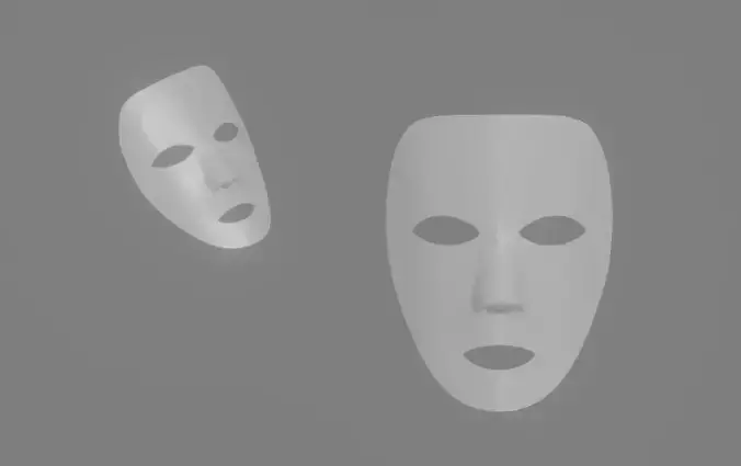 Mask Face 3D model