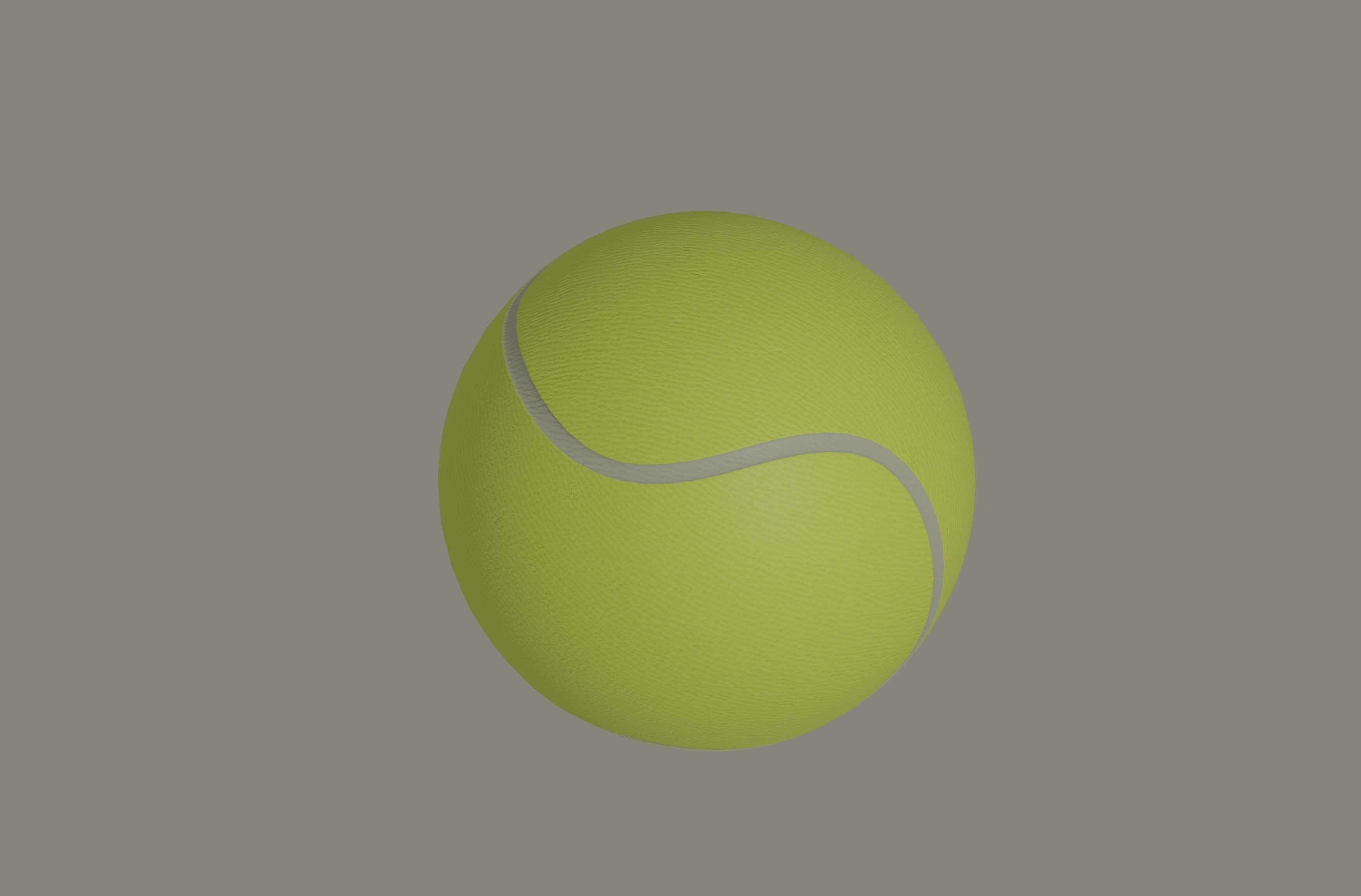 Tennisball 3D model_2