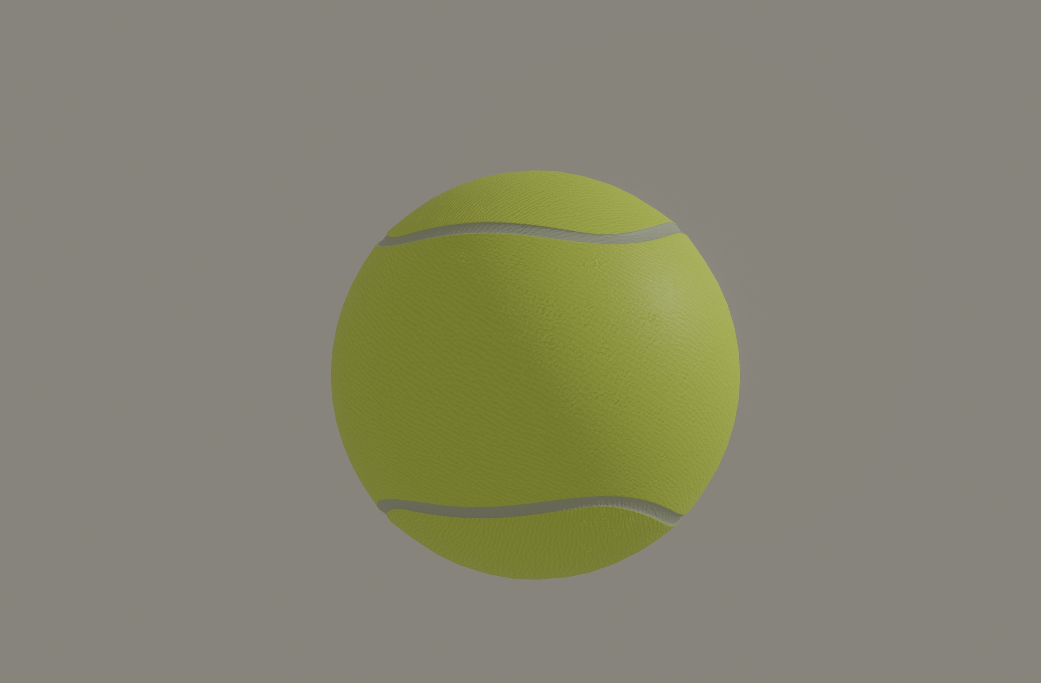 Tennisball 3D model_3