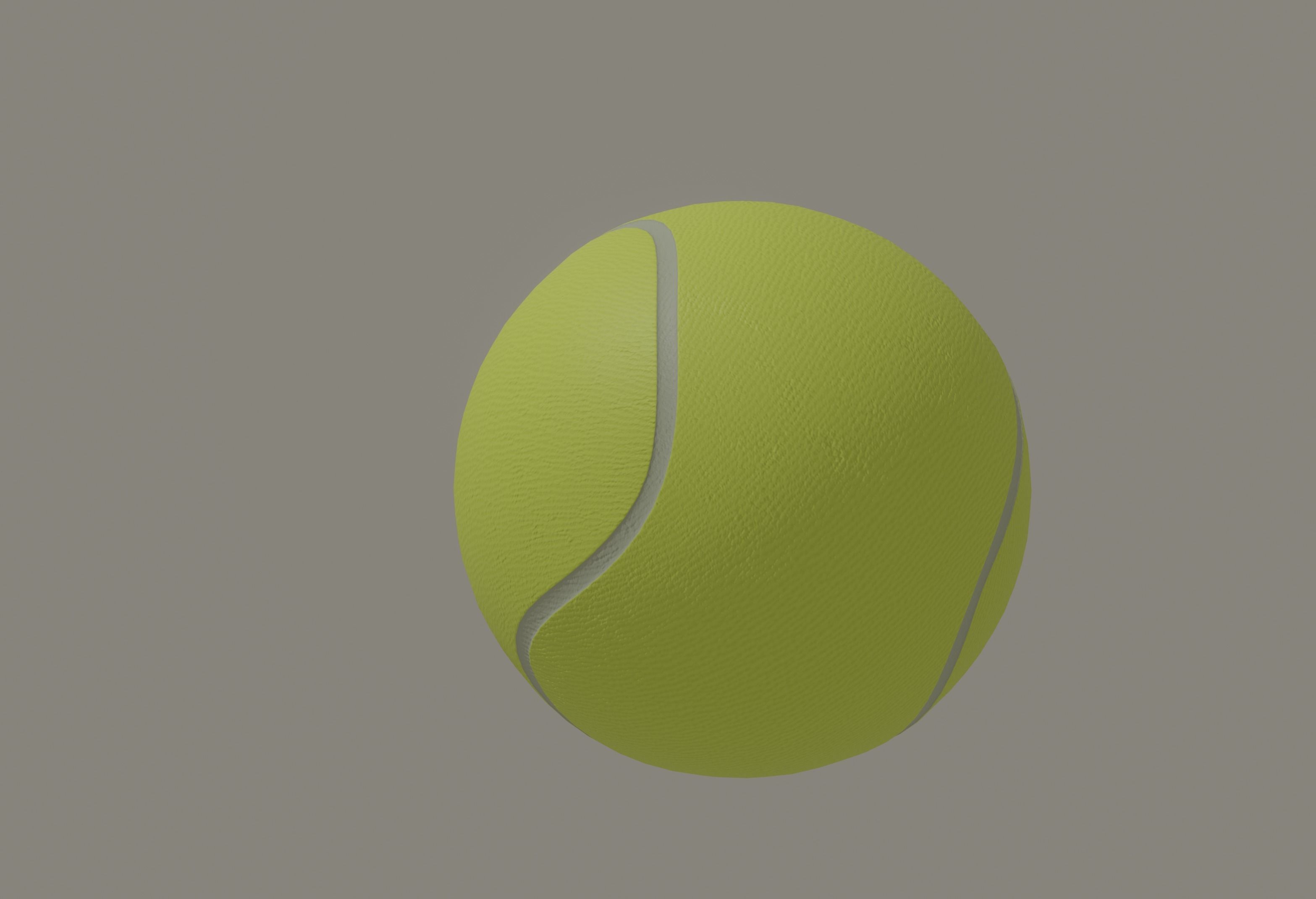 Tennisball 3D model_4