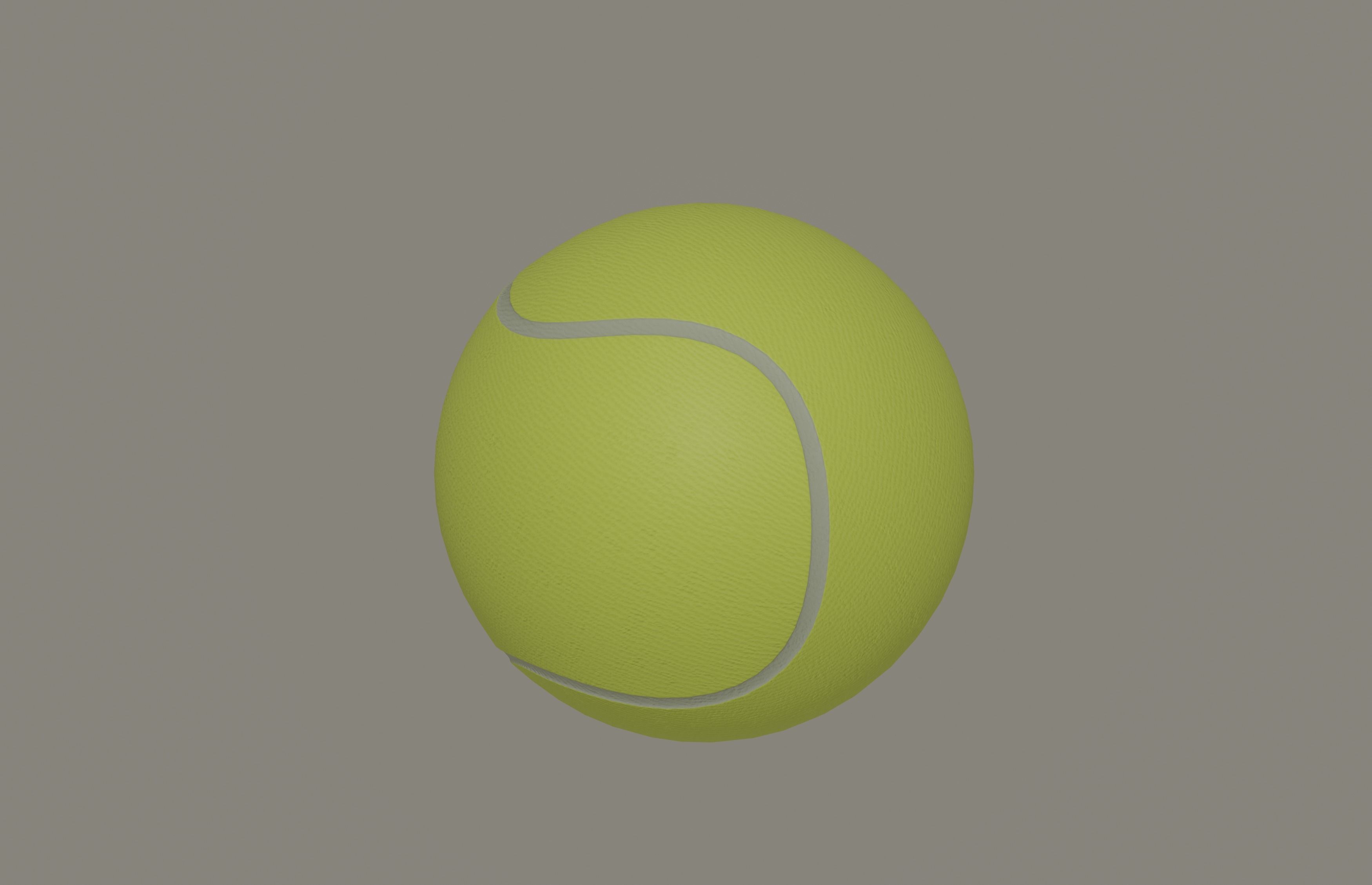 Tennisball 3D model_1