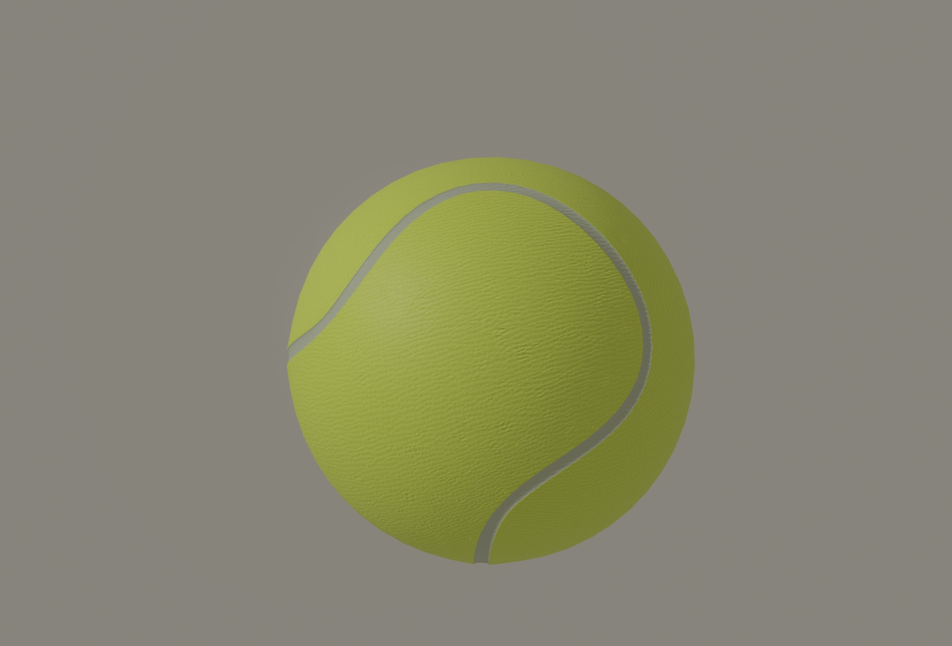 Tennisball 3D model_5