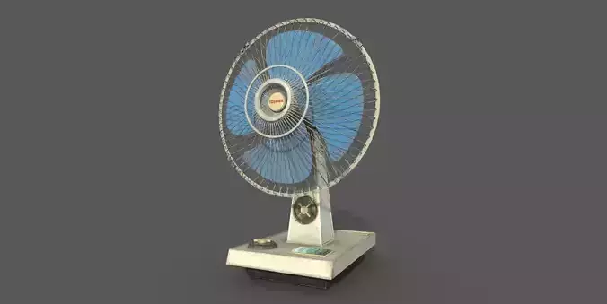 Table fan 3D model