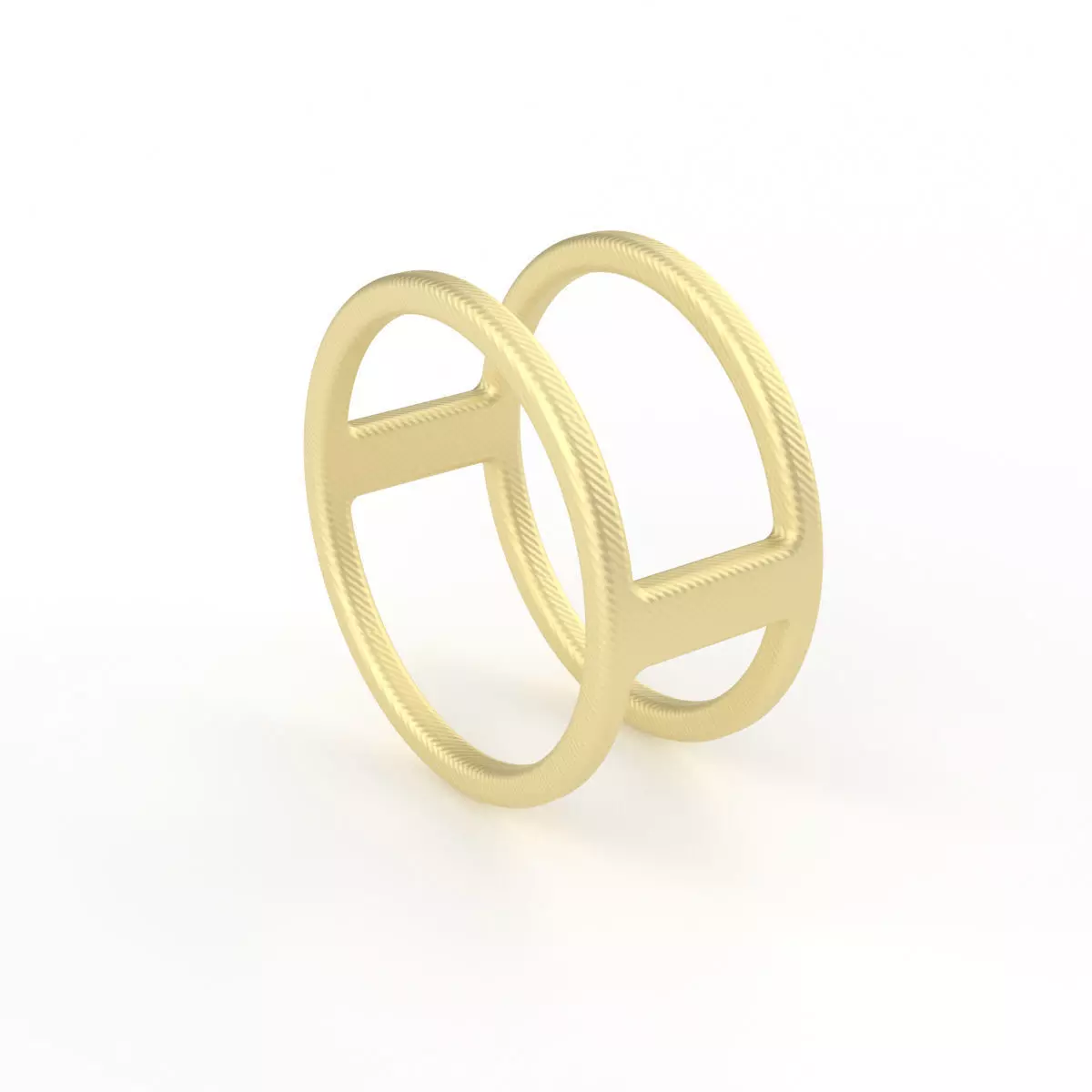 Minimalist ring  3D print model_0