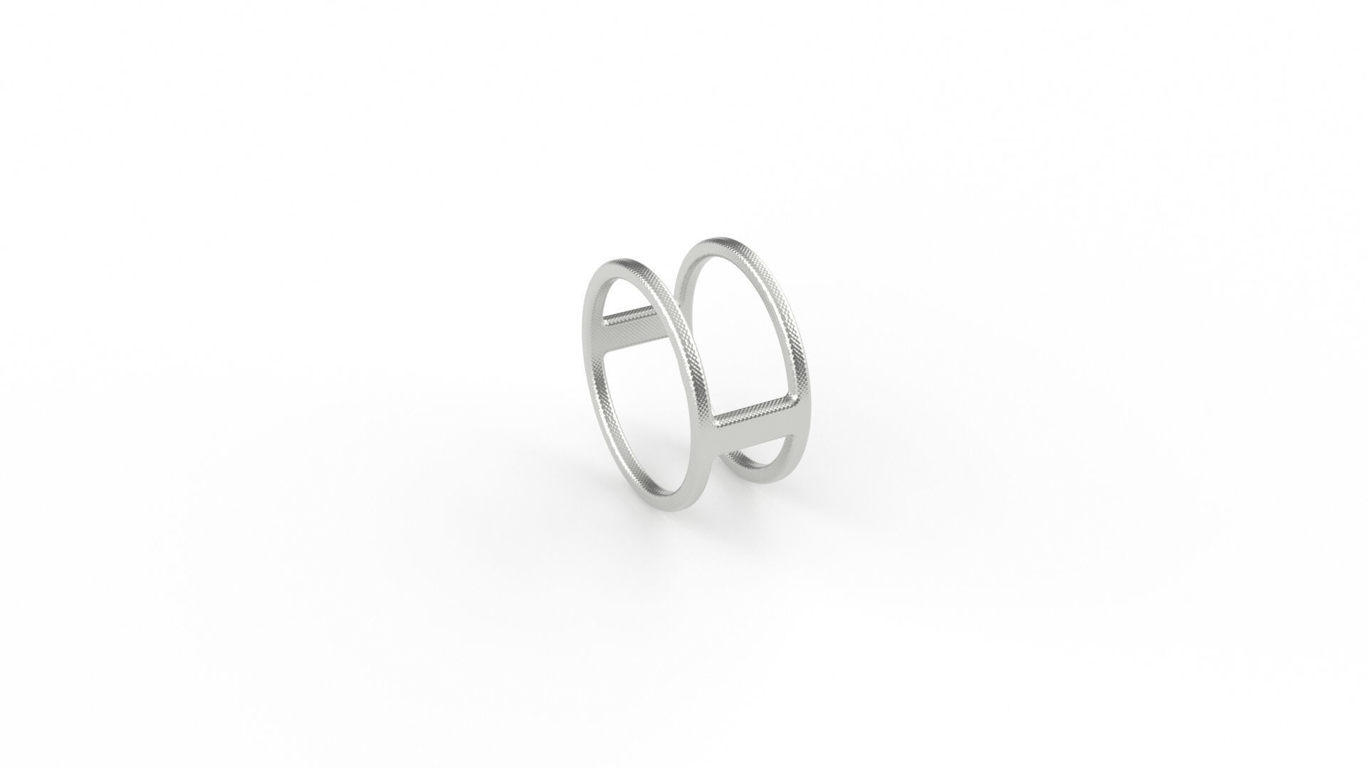 Minimalist ring  3D print model_2