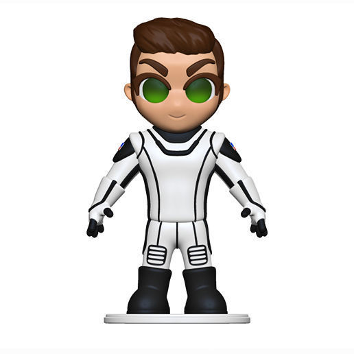 Elon Musk SpaceX Suit Designs Chibi space shit starship fan art  3D print model_2