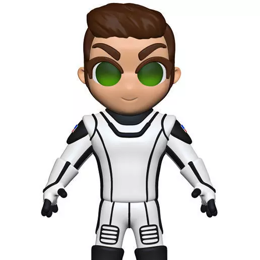 Elon Musk SpaceX Suit Designs Chibi space shit starship fan art  3D print model_0