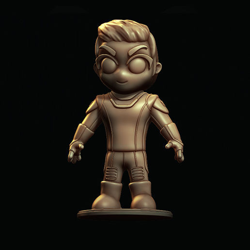 Elon Musk SpaceX Suit Designs Chibi space shit starship fan art  3D print model_5