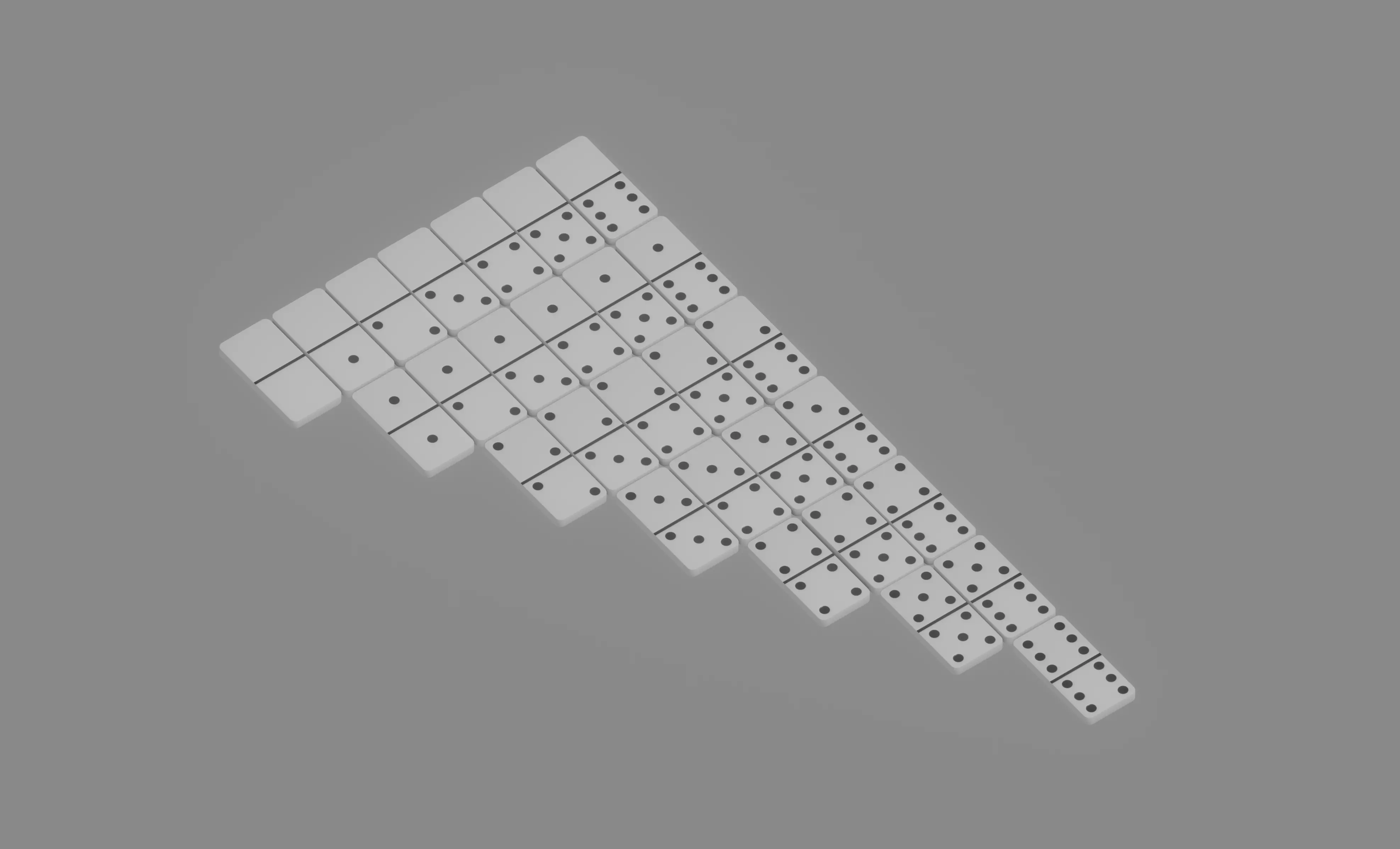 Dominoes 3D model