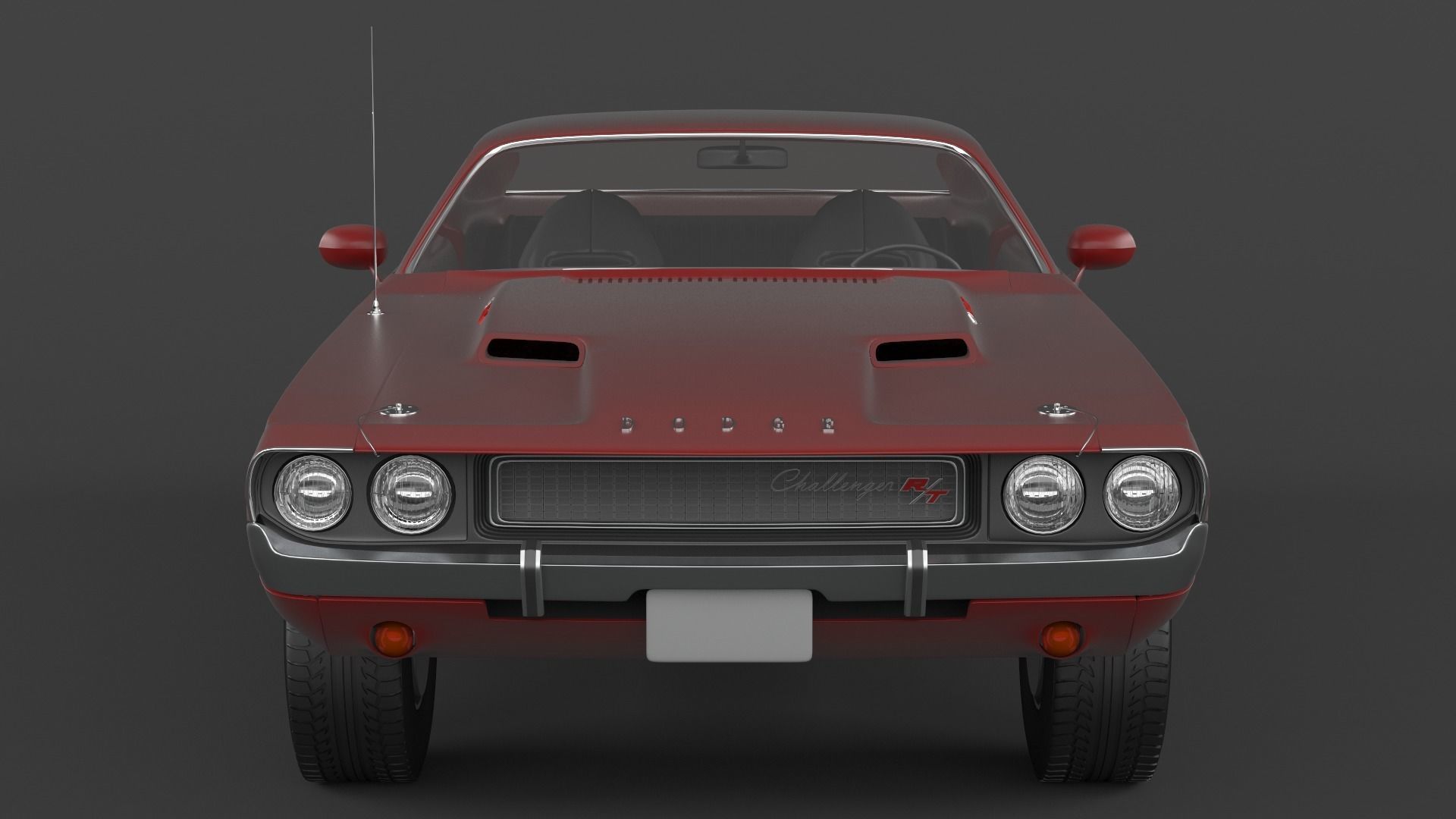 Dodge Challenger 3D model_5