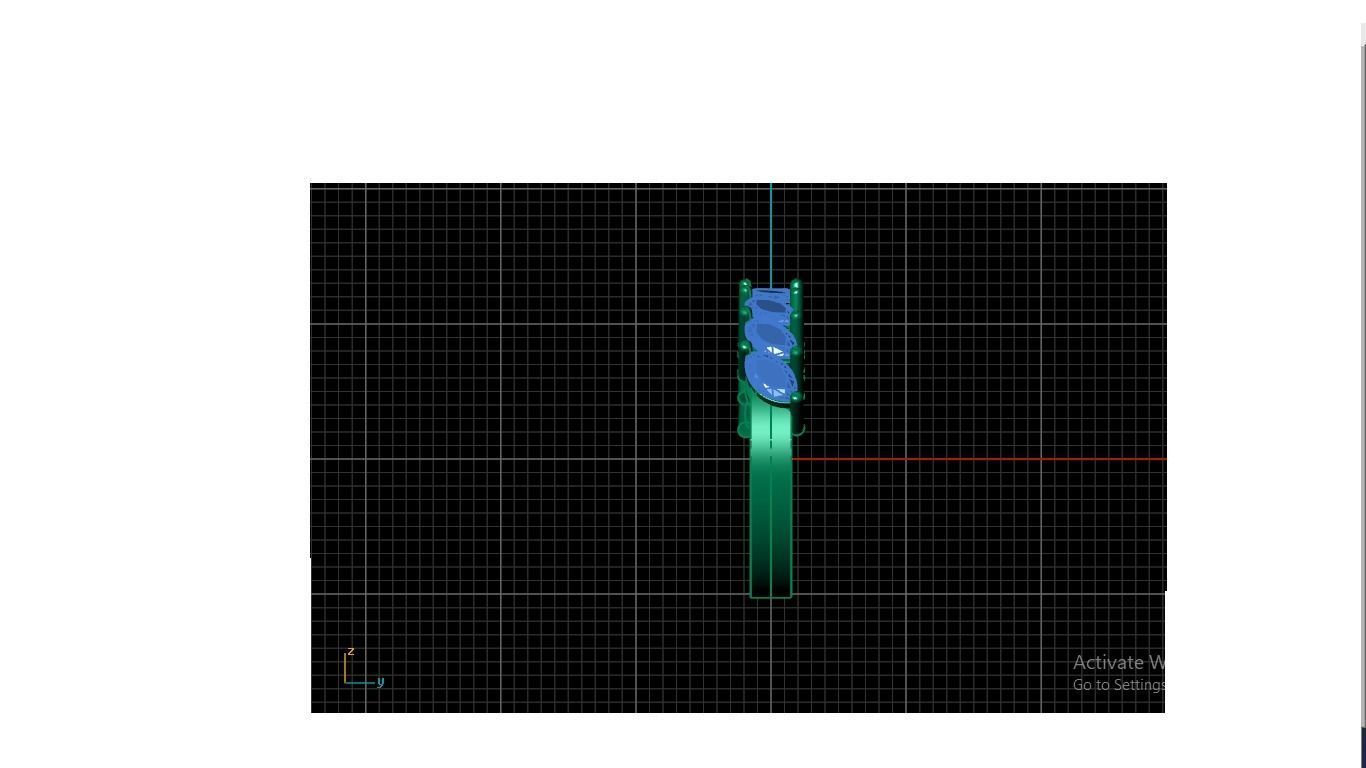 Women ring 3D print model_3