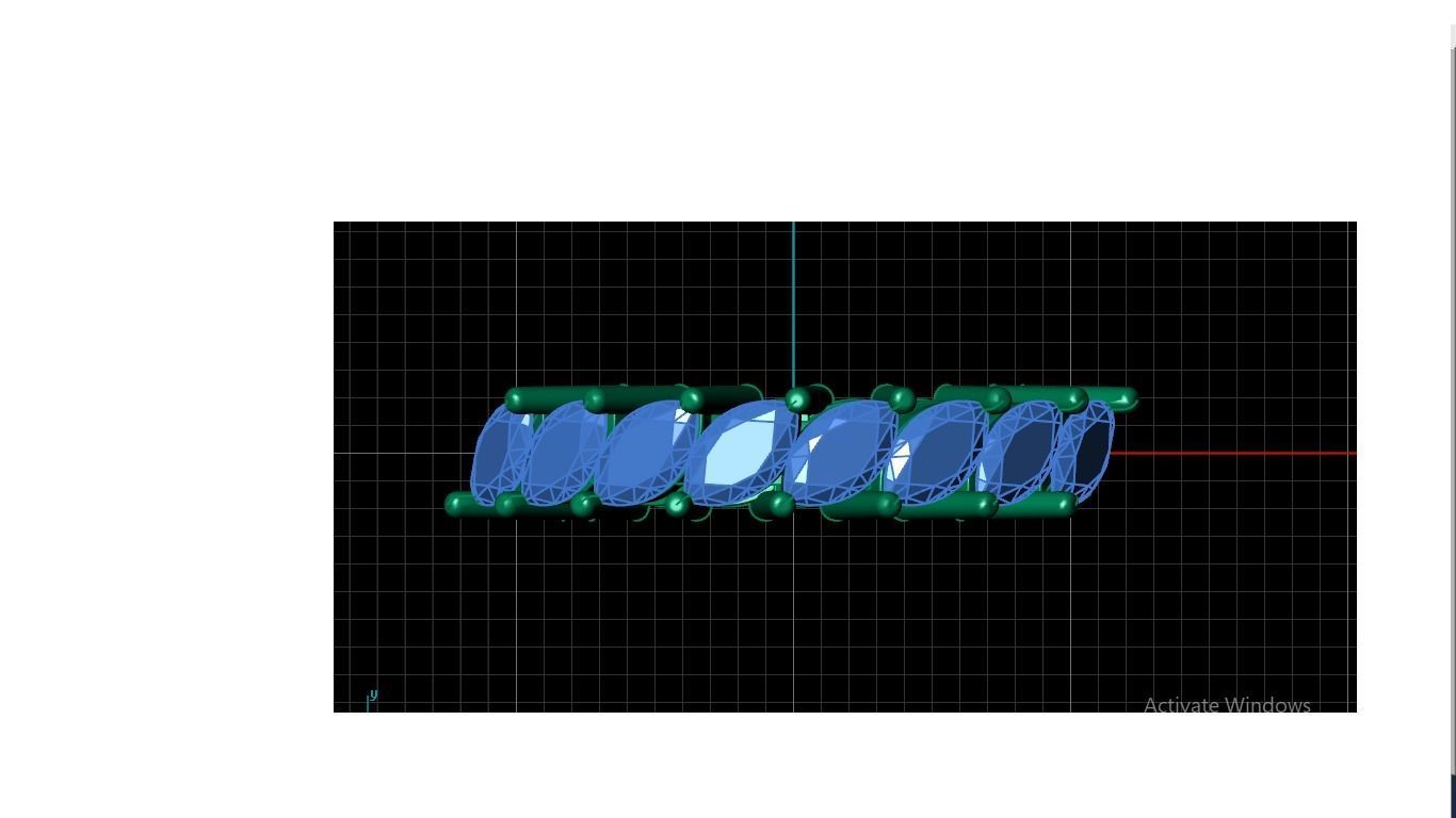 Women ring 3D print model_4