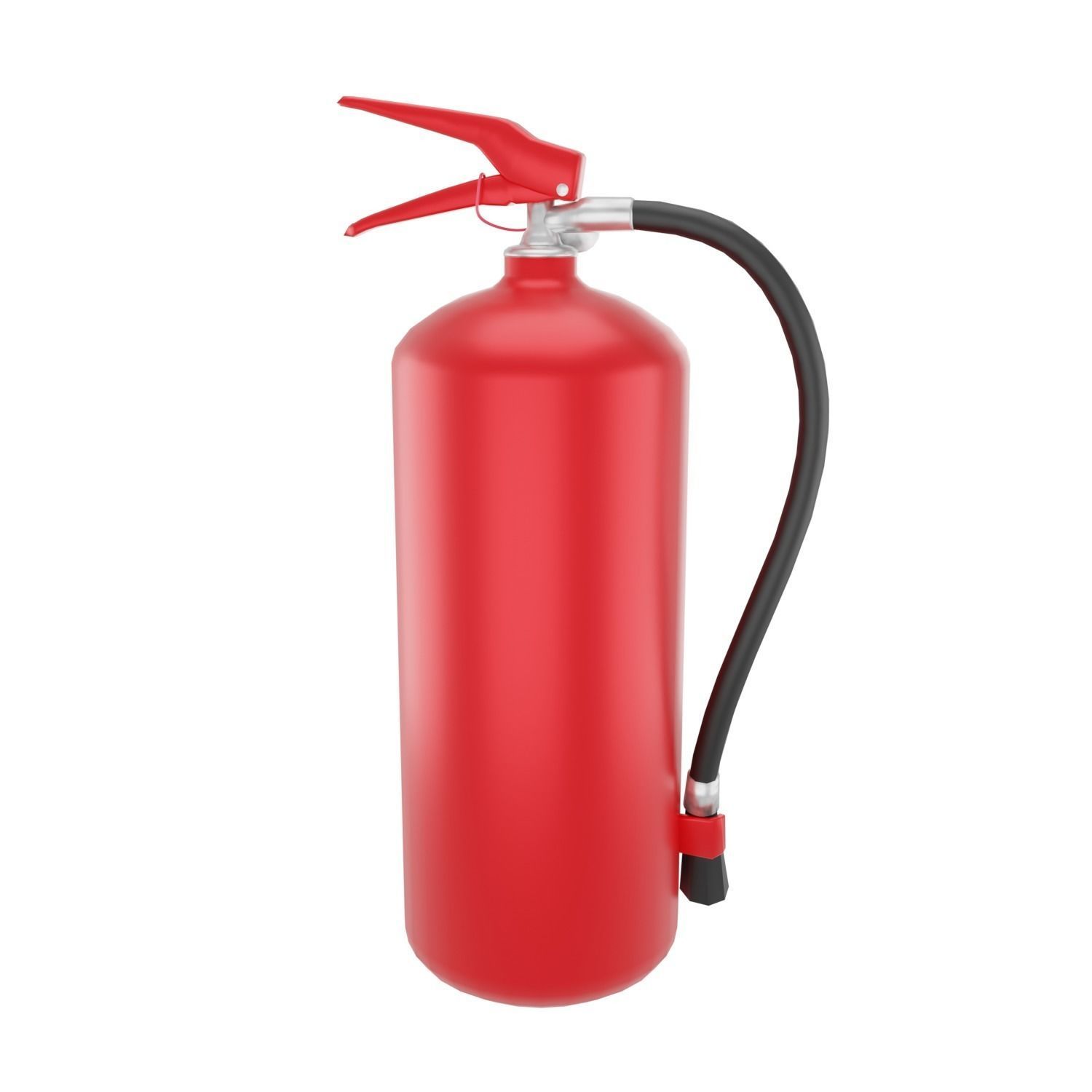 Low poly Fire Extinguisher Free low-poly 3D model_4