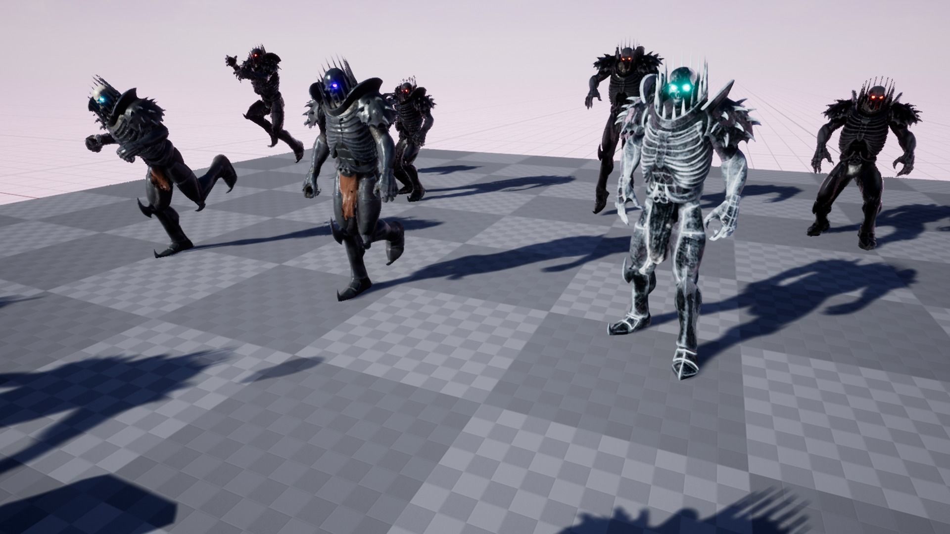 Skull Knight Low-poly 3D model_11