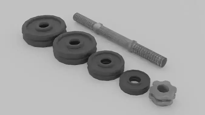 Dumbbell Lowpoly