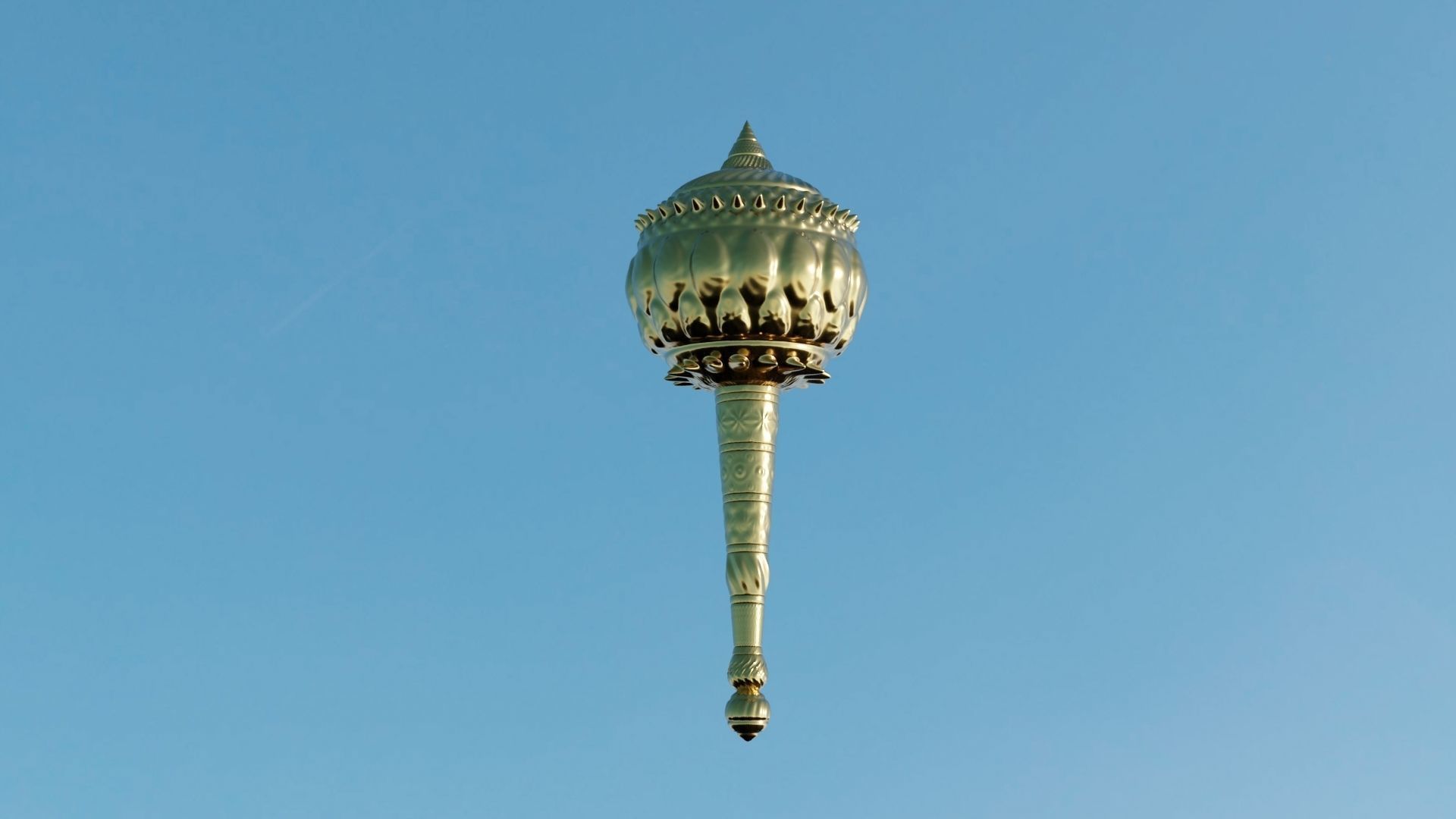 Legendary Weapon of the Gods Mace Hanuman Gada 3D Model 3D model_3