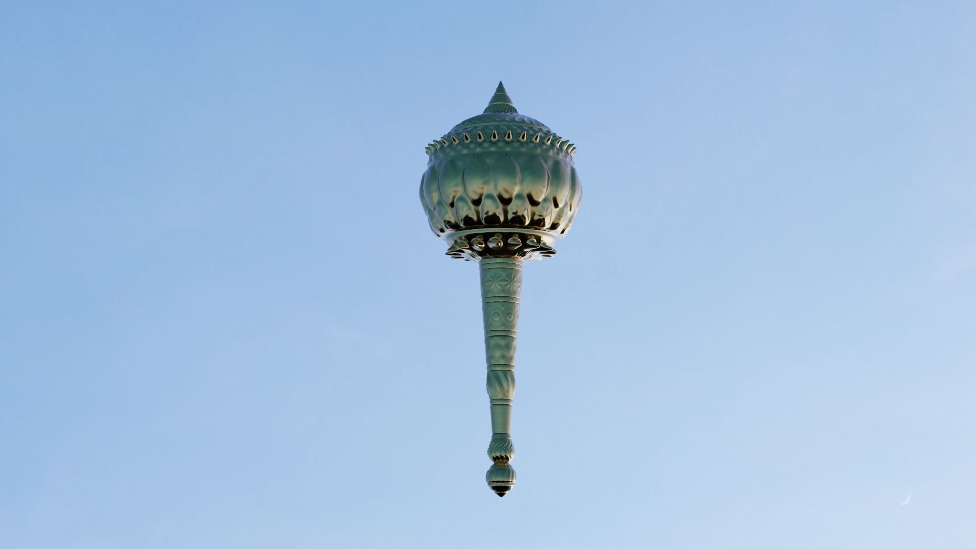 Legendary Weapon of the Gods Mace Hanuman Gada 3D Model 3D model_4