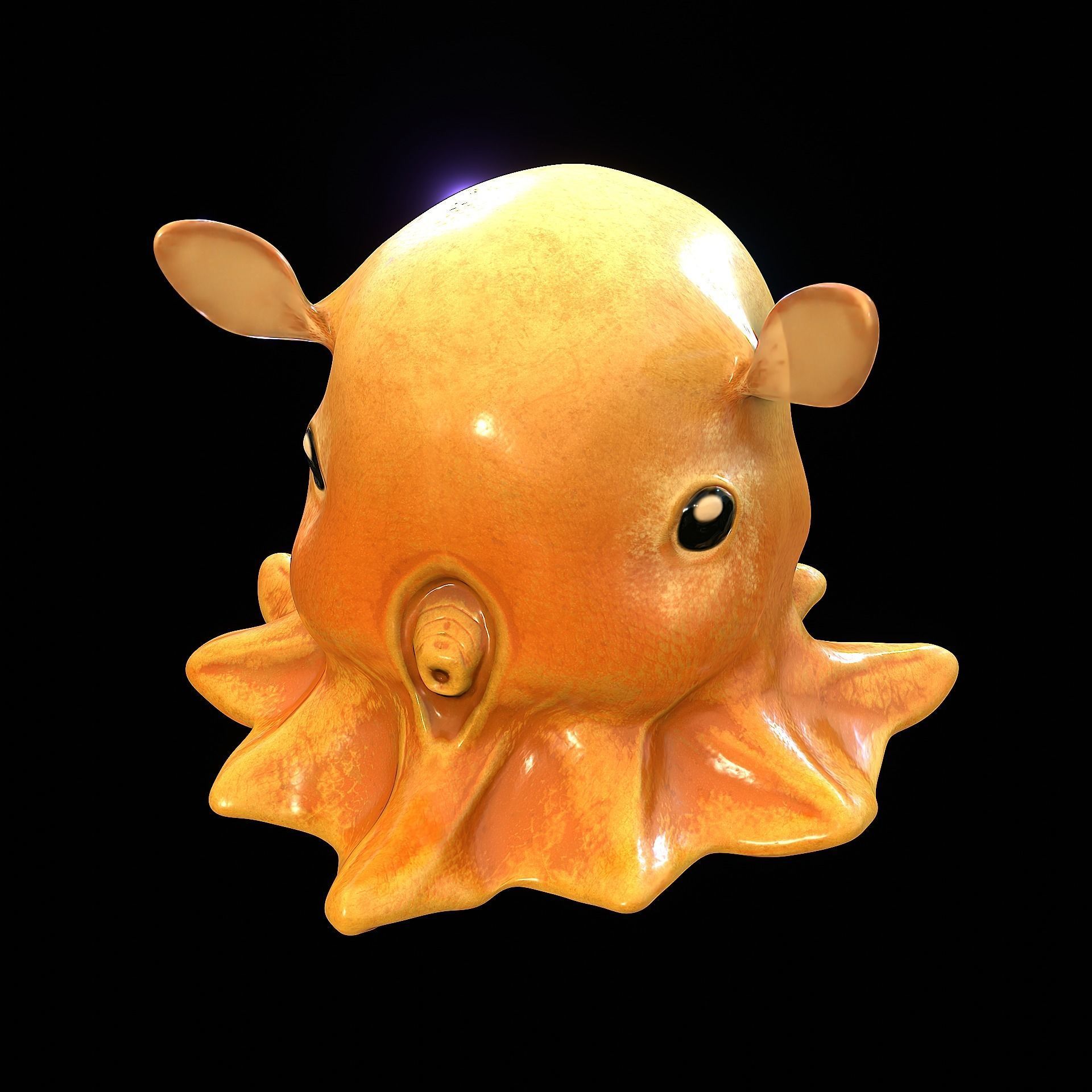 Grimpoteuthis - Dumbo Octopus - Ver 2024  Low-poly 3D model_18