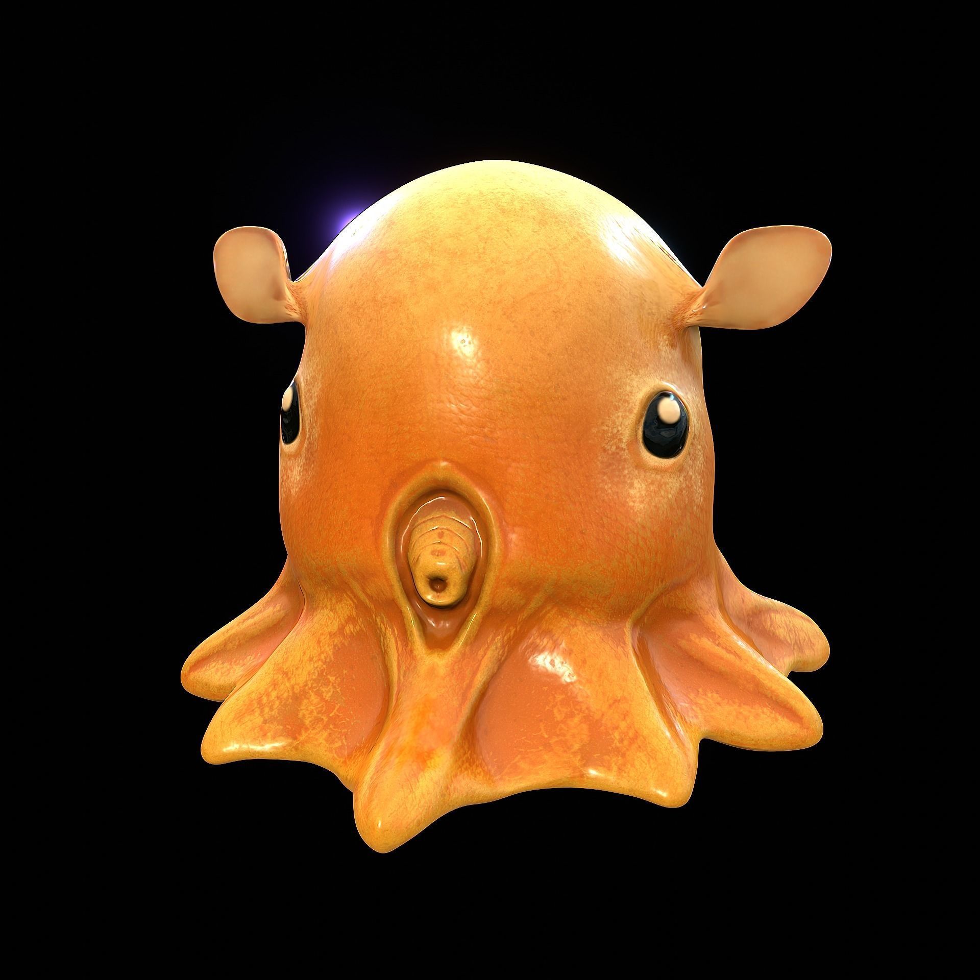 Grimpoteuthis - Dumbo Octopus - Ver 2024  Low-poly 3D model_13