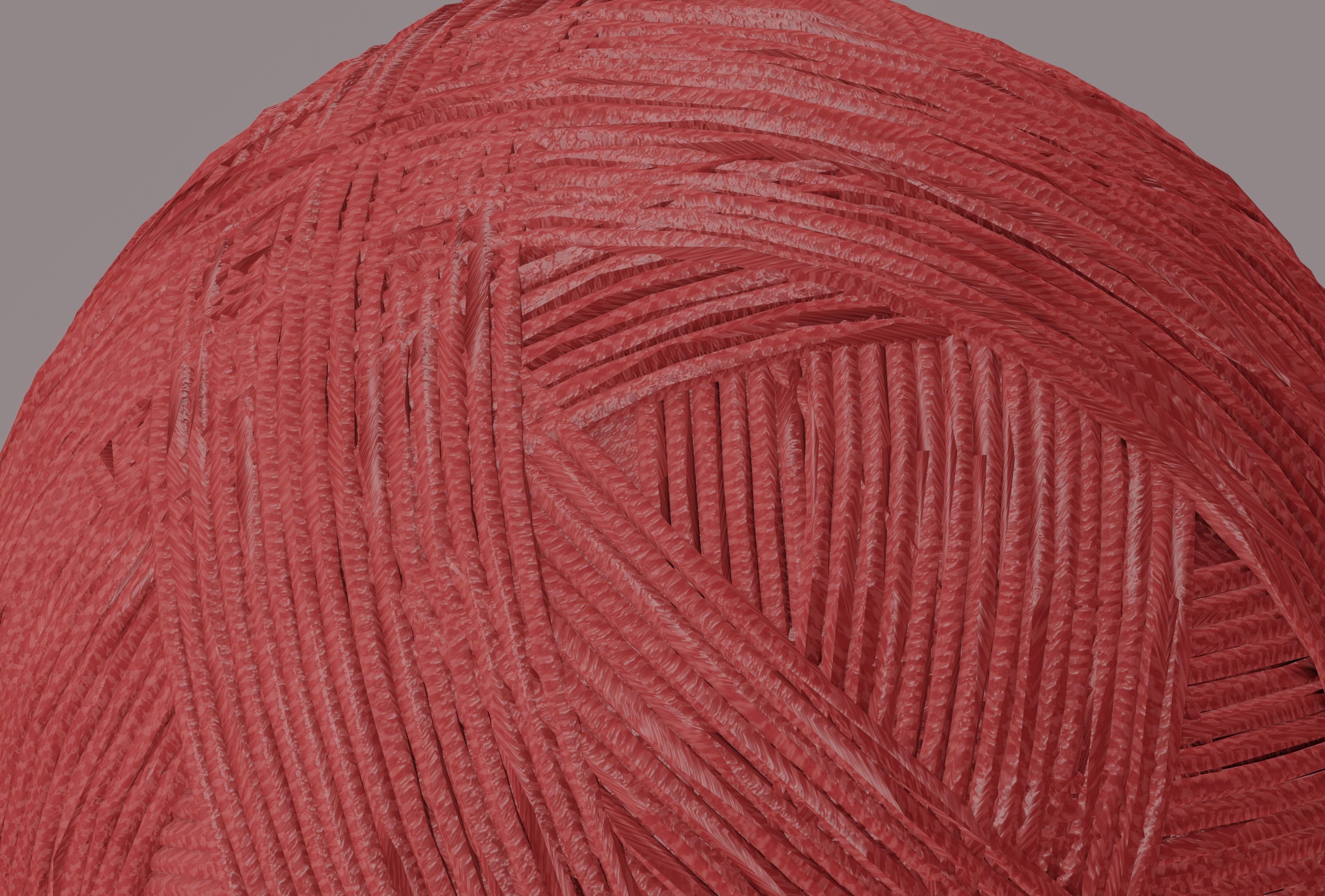 Ball Of Yarn 3D model_7