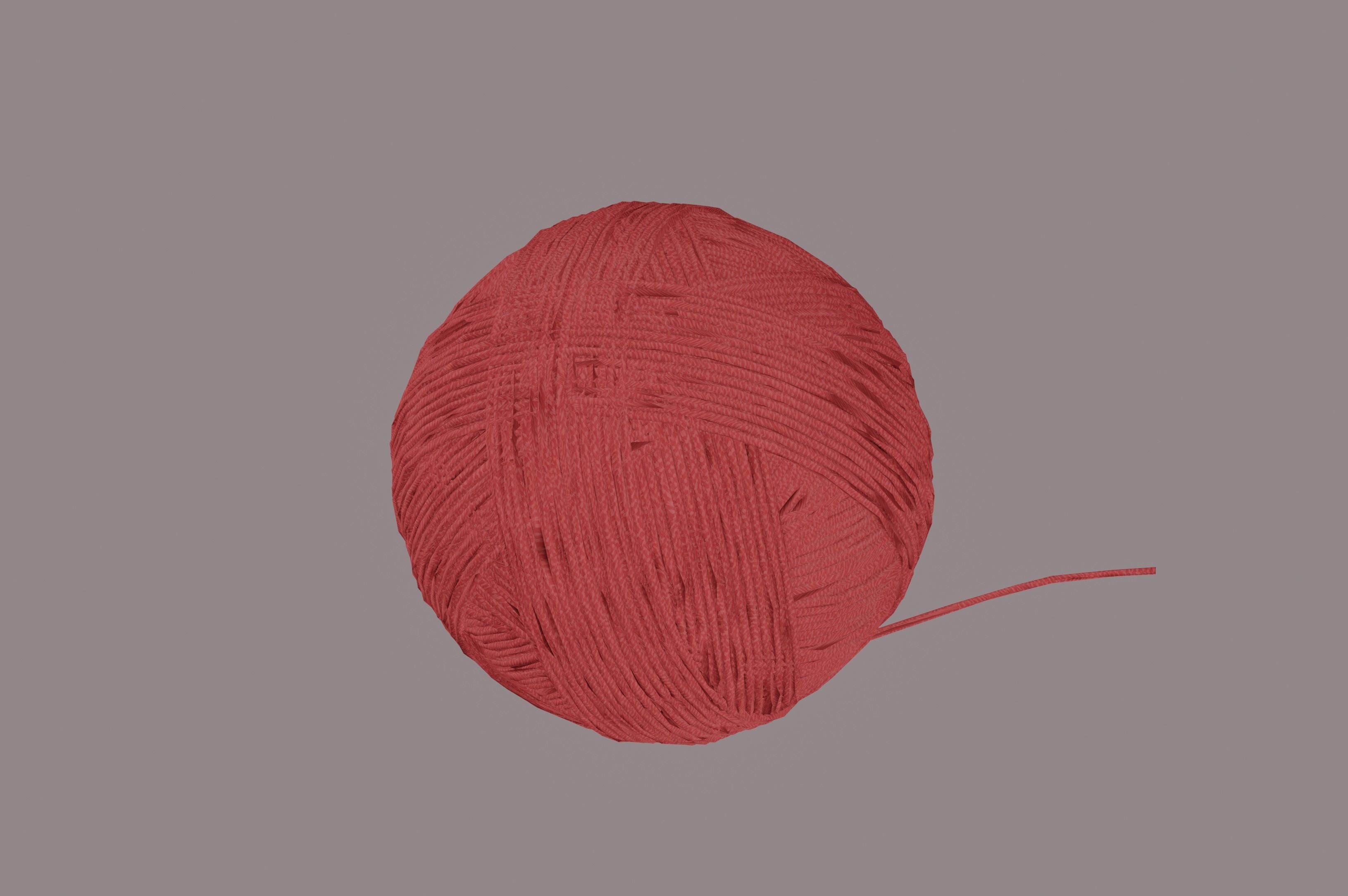 Ball Of Yarn 3D model_2