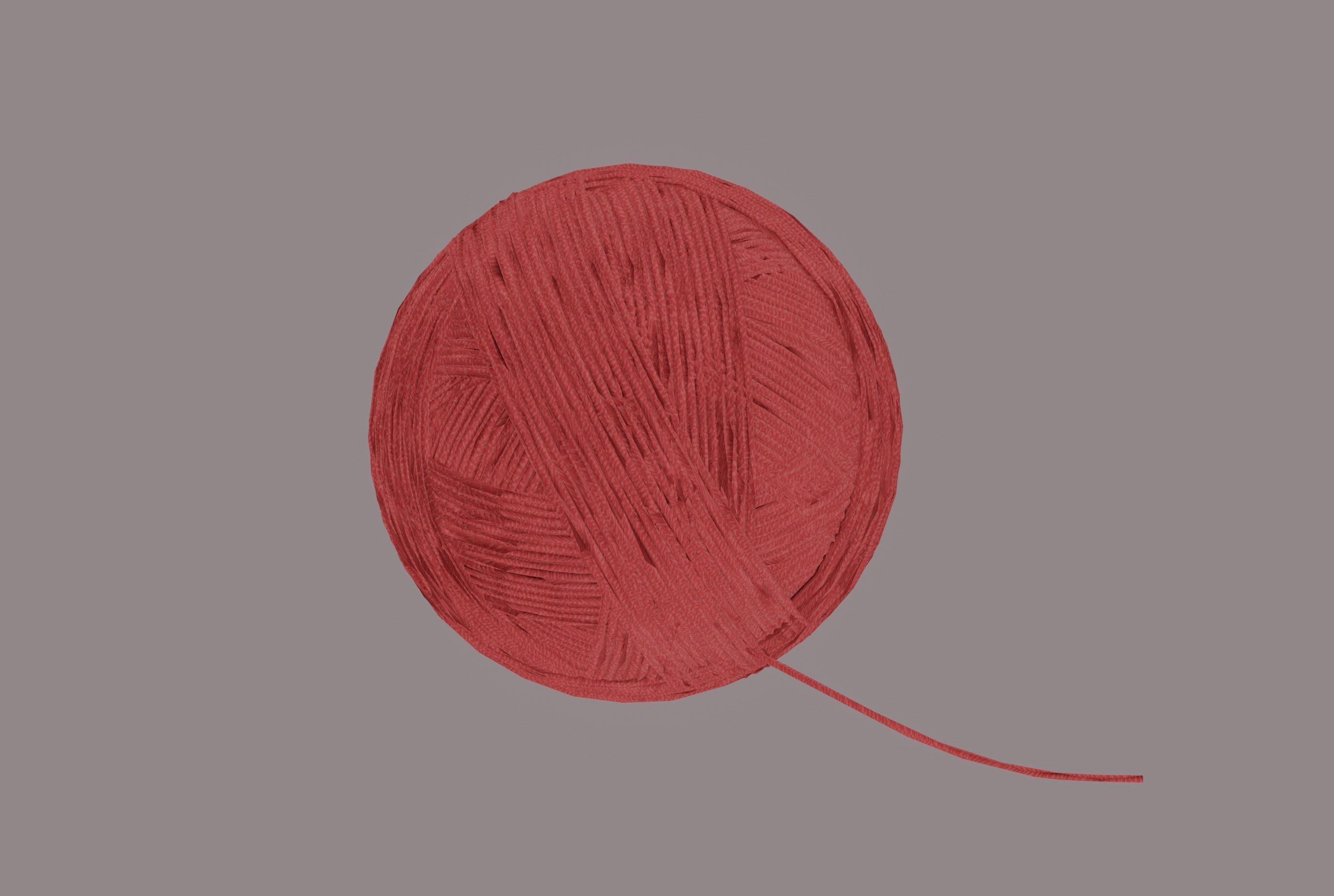 Ball Of Yarn 3D model_5