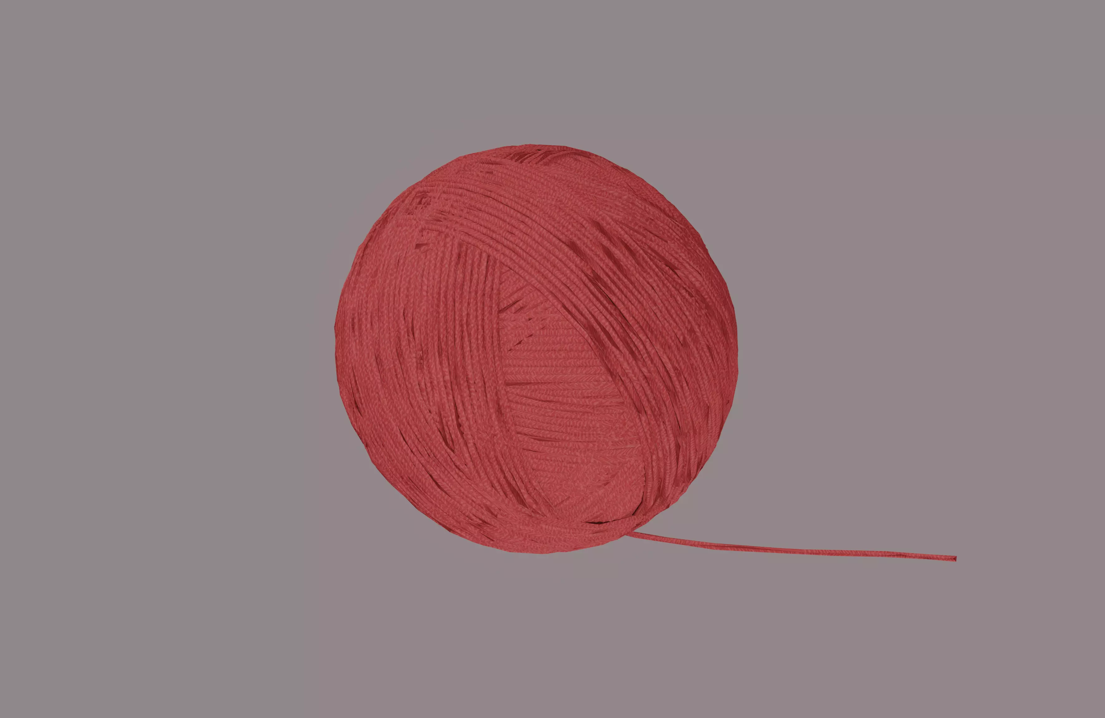 Ball Of Yarn 3D model_0