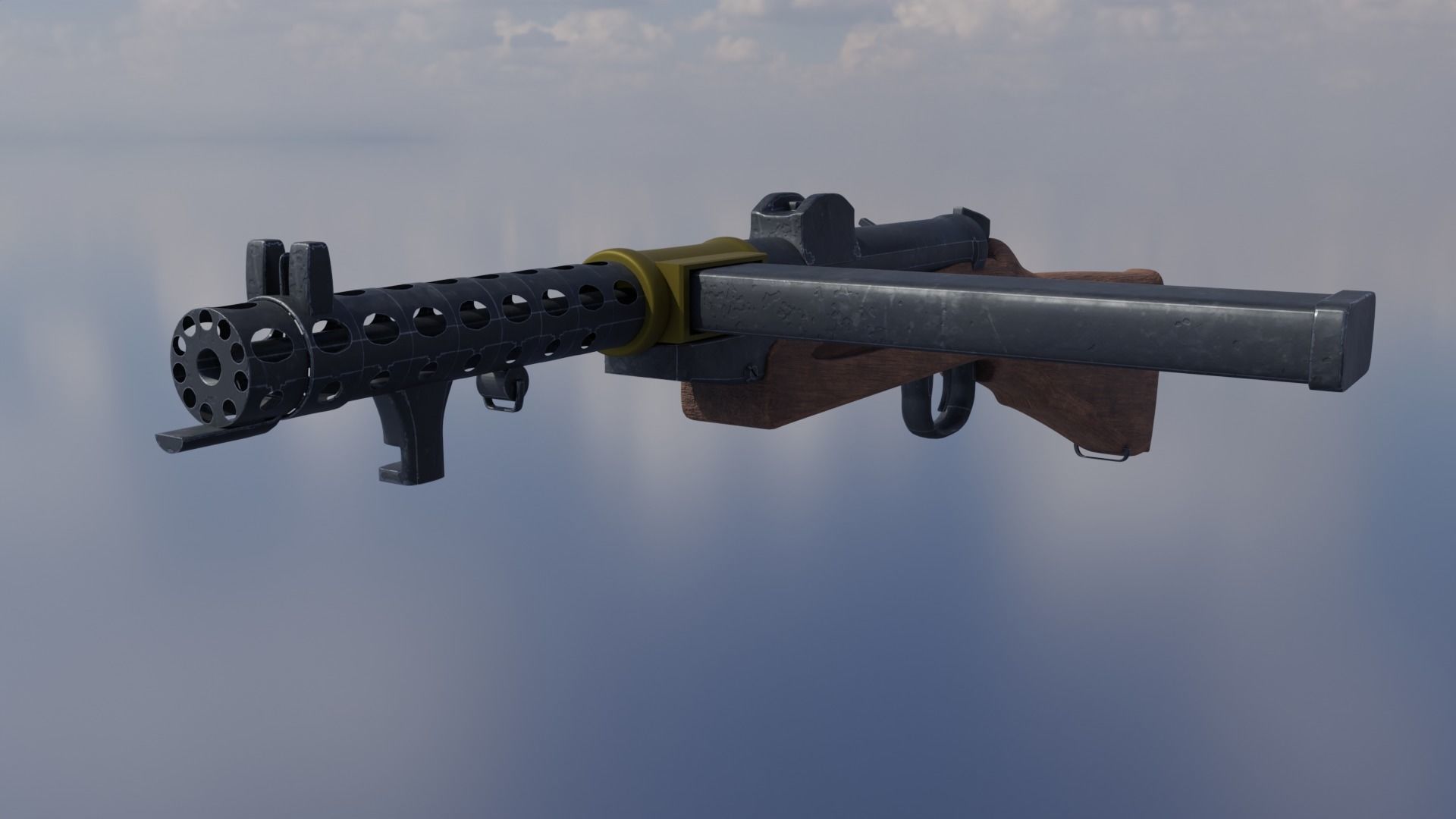 Lanchester MK1 Free low-poly 3D model_13