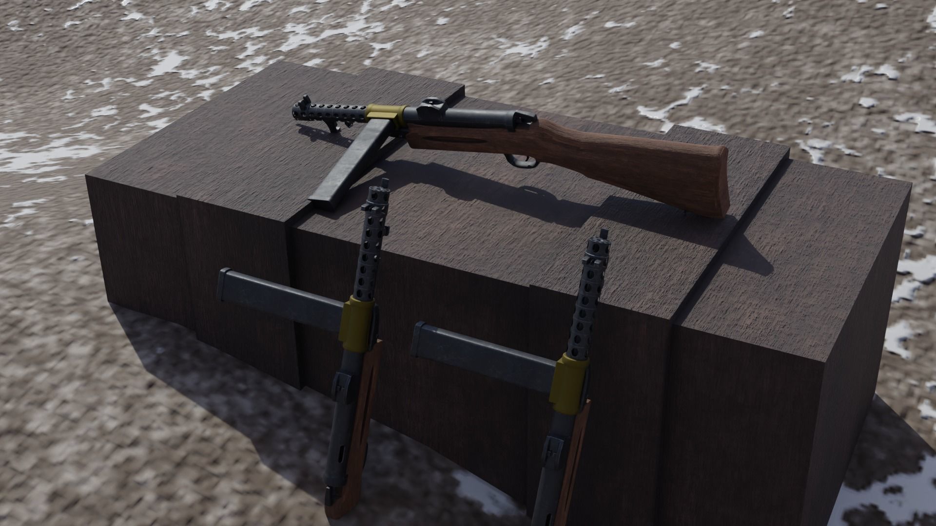 Lanchester MK1 Free low-poly 3D model_6