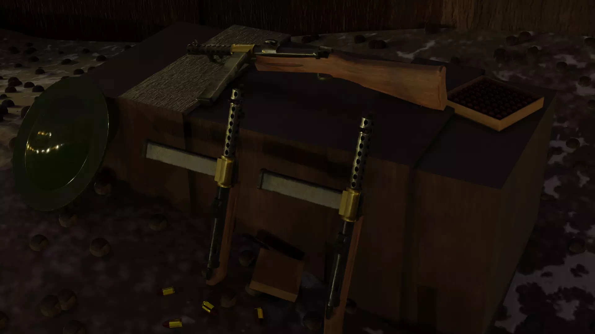 Lanchester MK1 Free low-poly 3D model_0