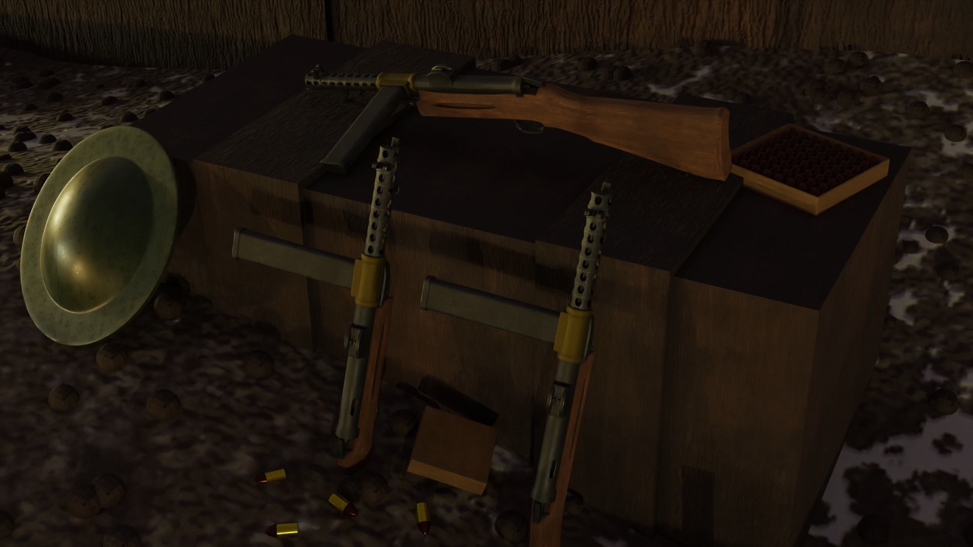 Lanchester MK1 Free low-poly 3D model_1