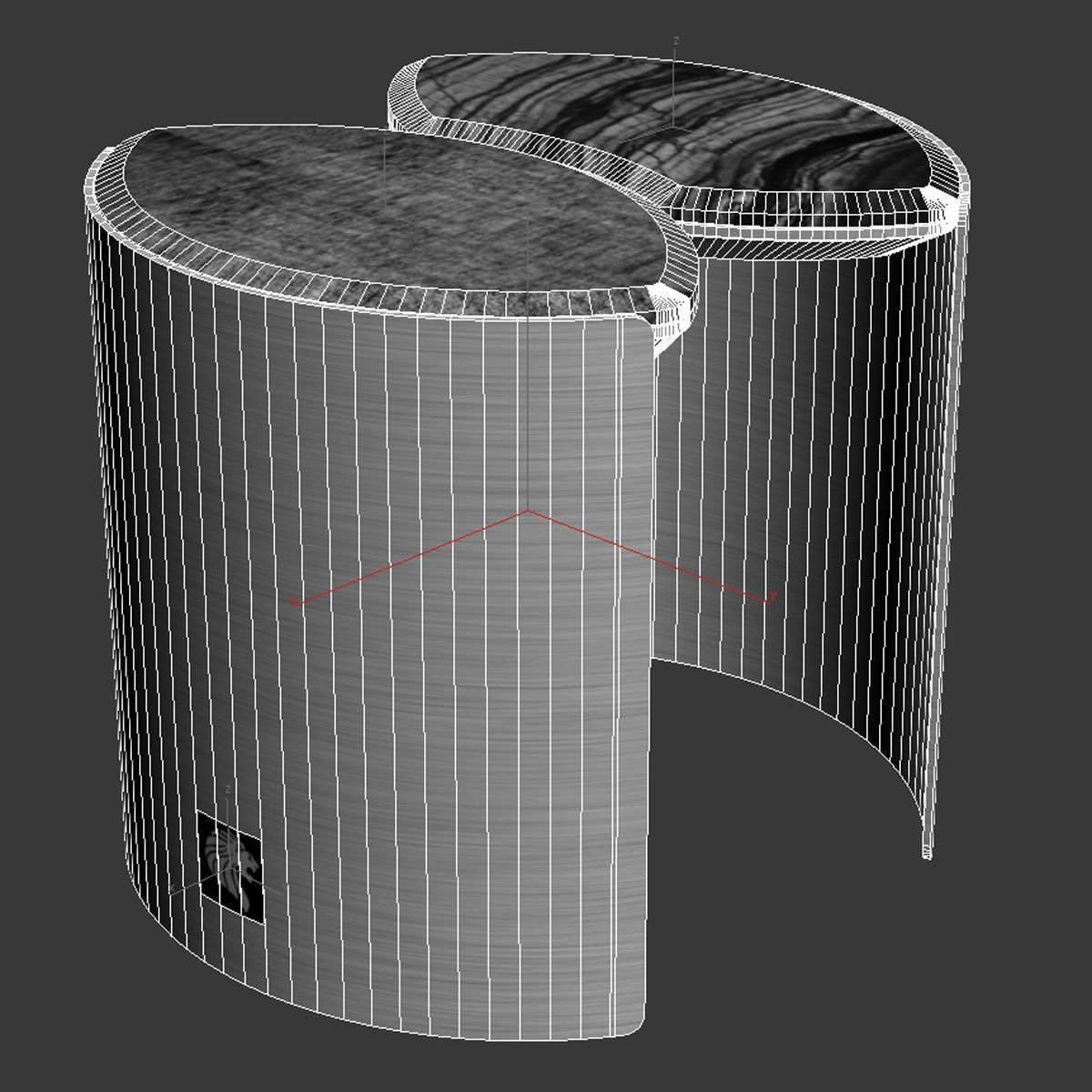 GIORGIO COLLECTION  Mirage Round Coffee Table 3D model_6