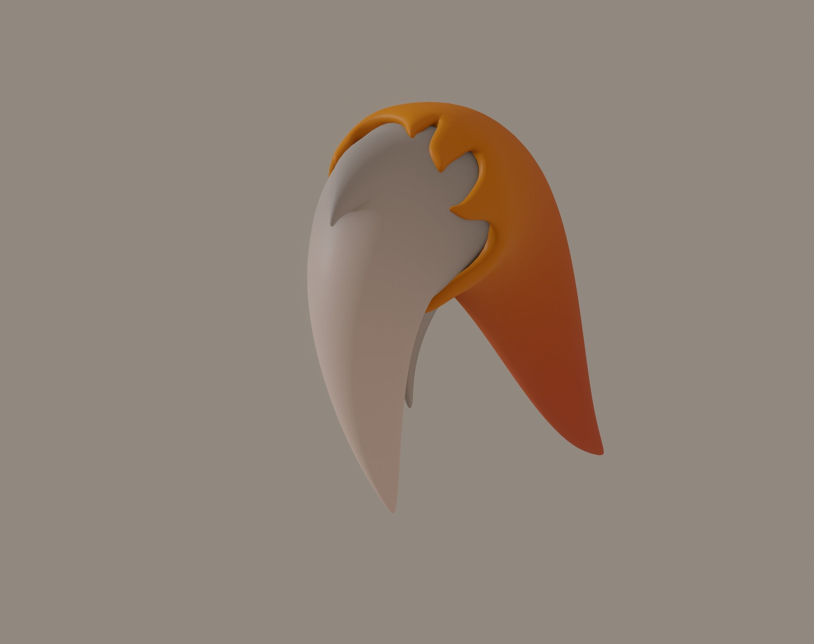 Fox Tail 3D model_5