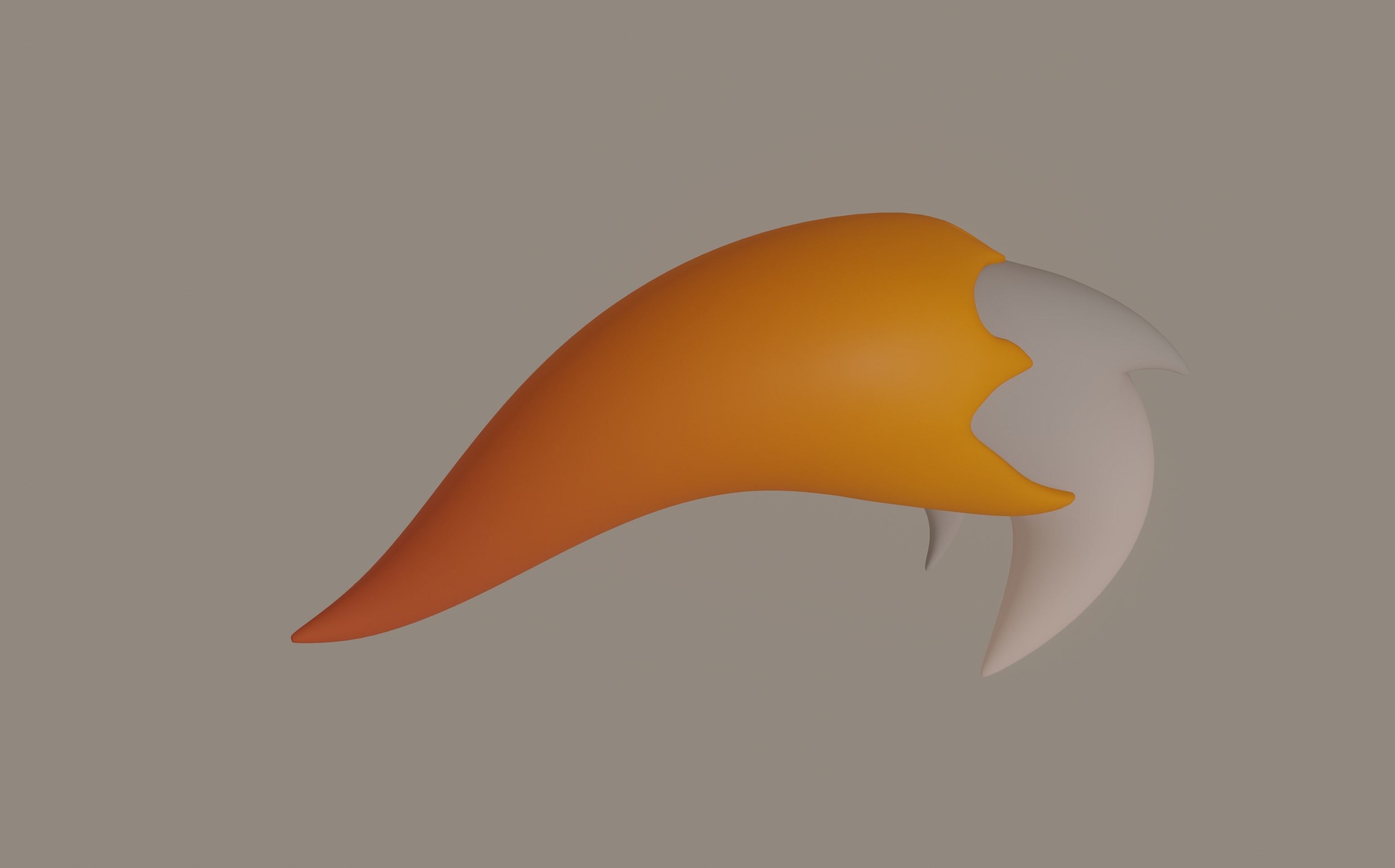 Fox Tail 3D model_7