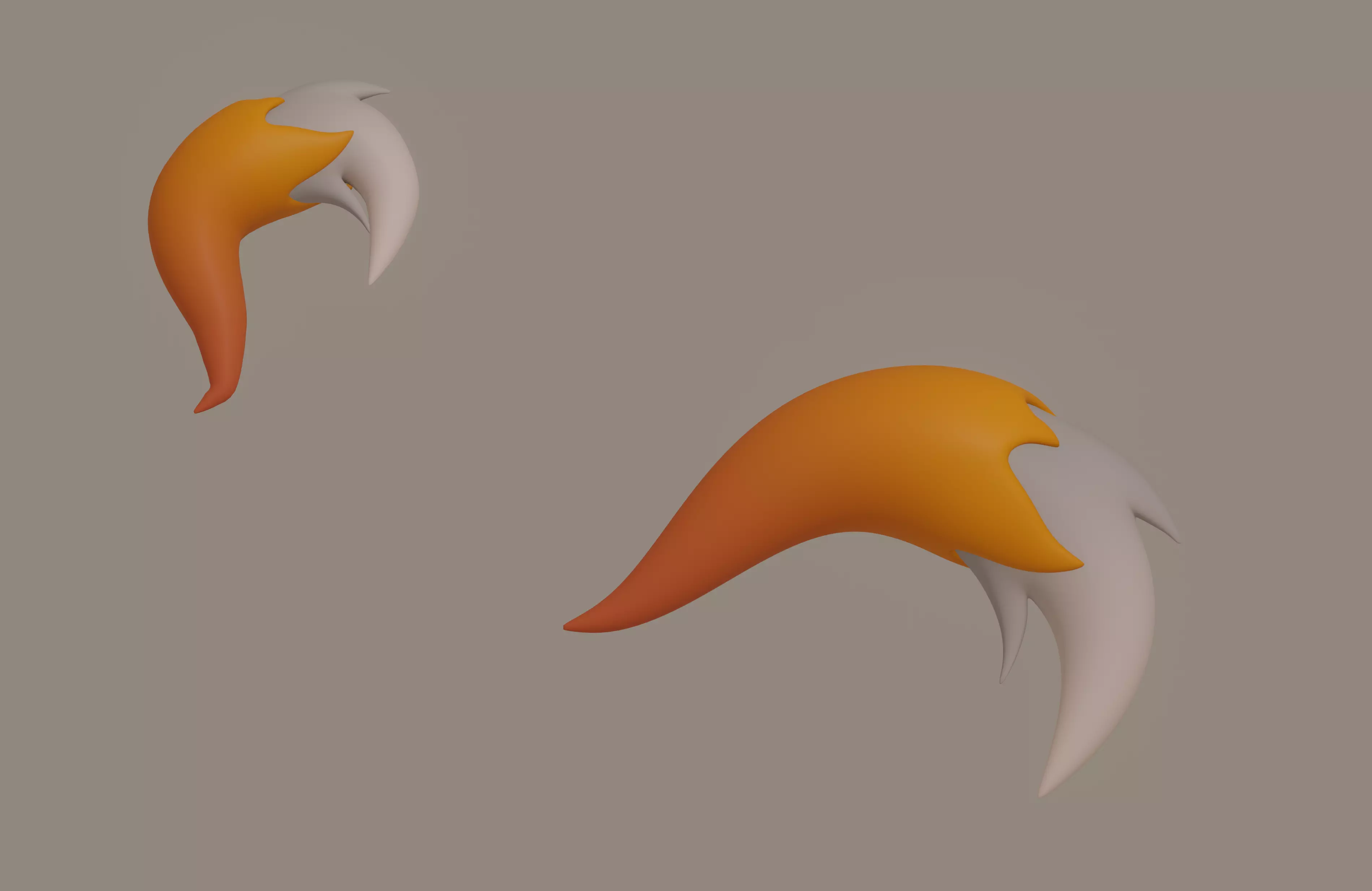 Fox Tail 3D model_0